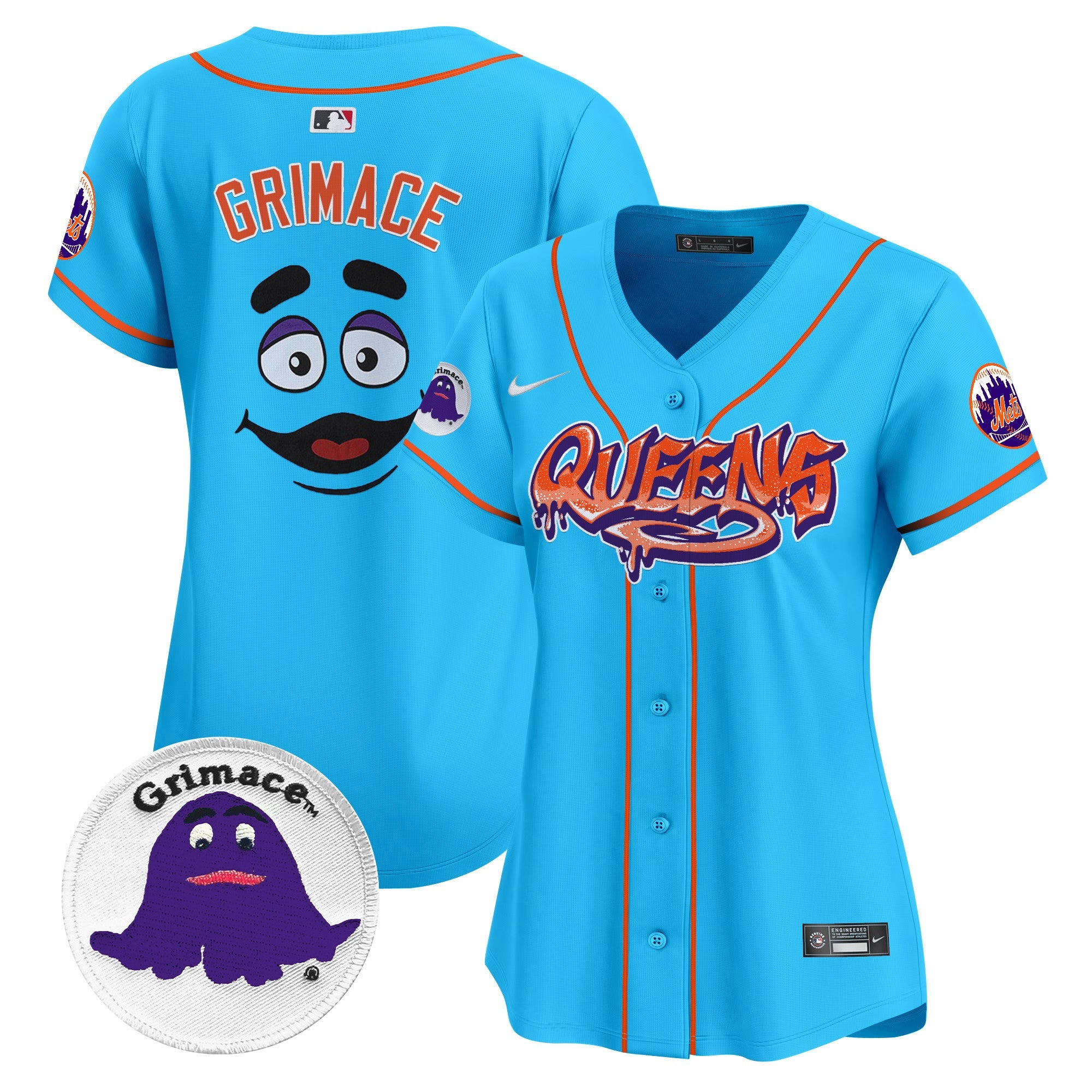 Women’s Queens Graffiti Vapor Premier Limited Jersey