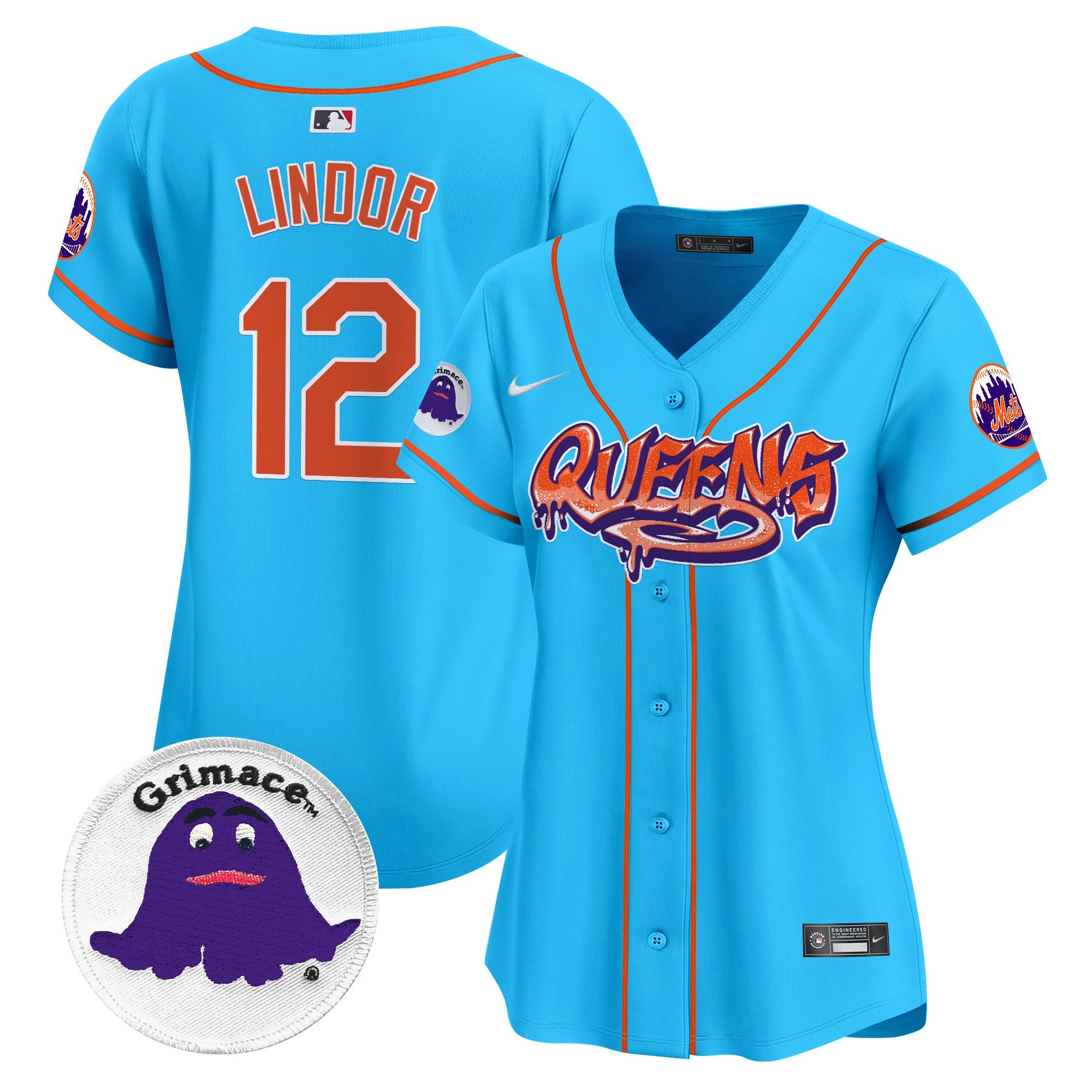 Women’s Queens Graffiti Vapor Premier Limited Jersey