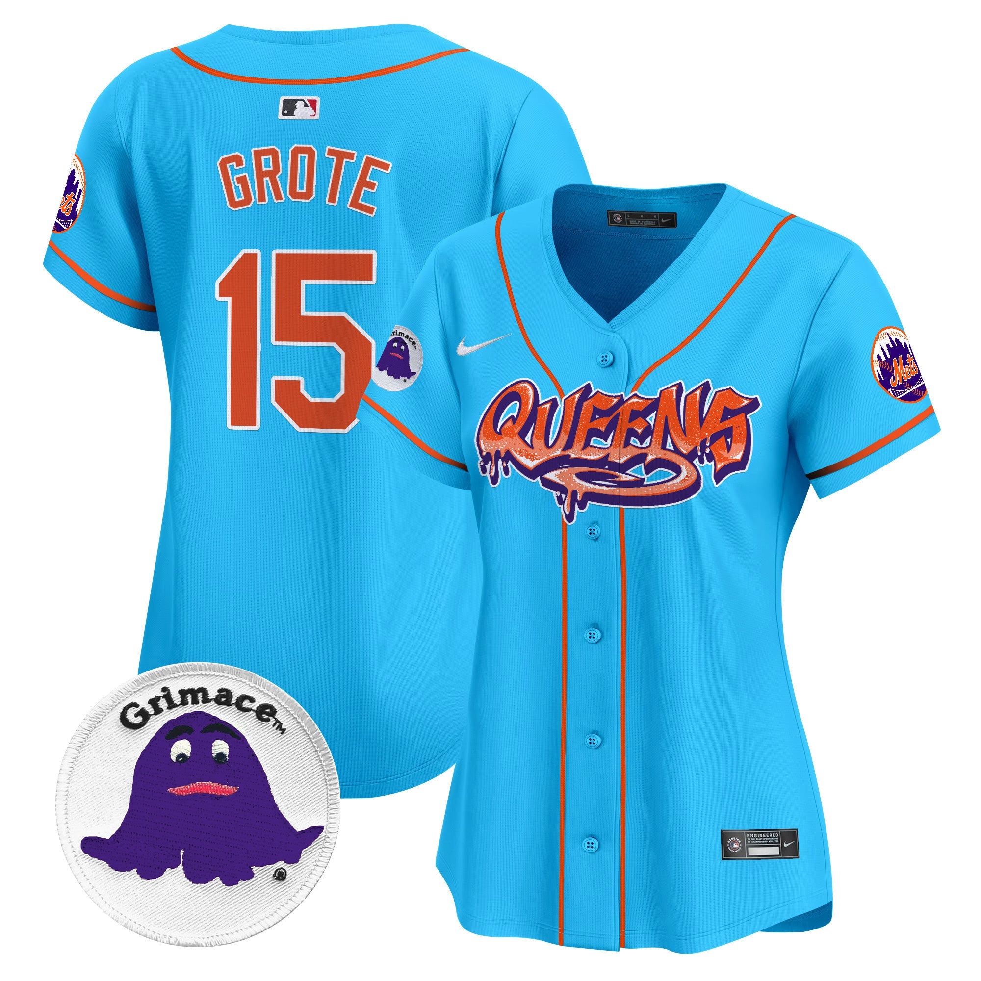 Women’s Queens Graffiti Vapor Premier Limited Jersey
