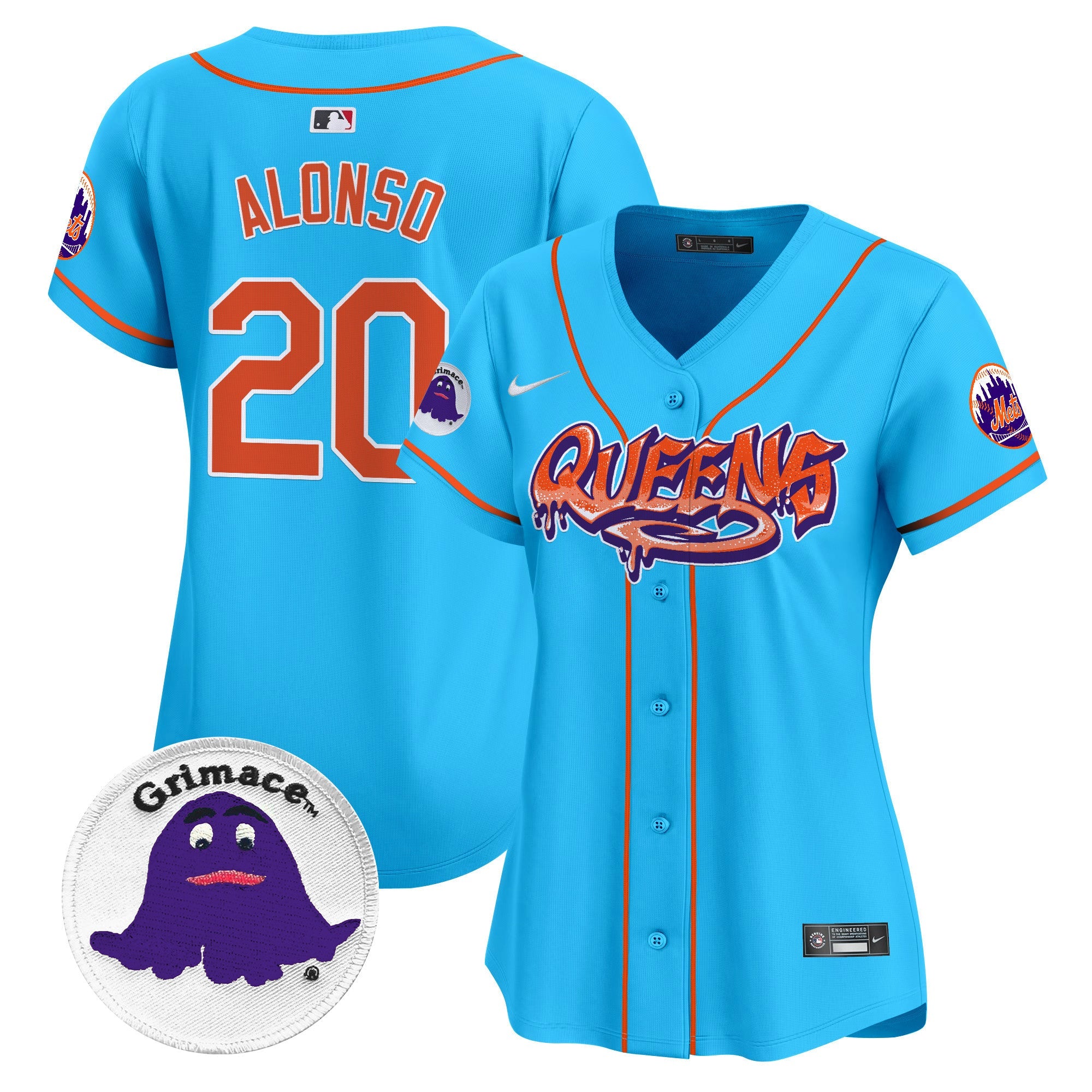 Women’s Queens Graffiti Vapor Premier Limited Jersey