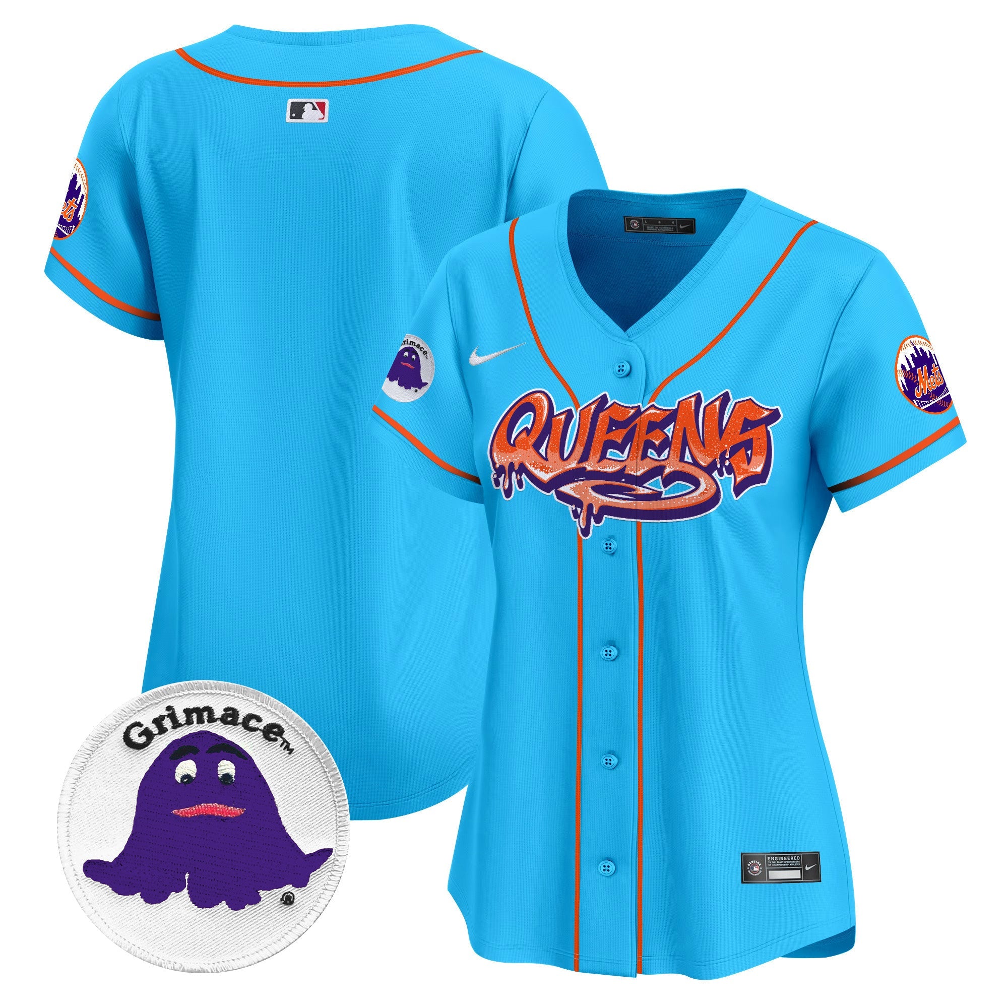Women’s Queens Graffiti Vapor Premier Limited Jersey