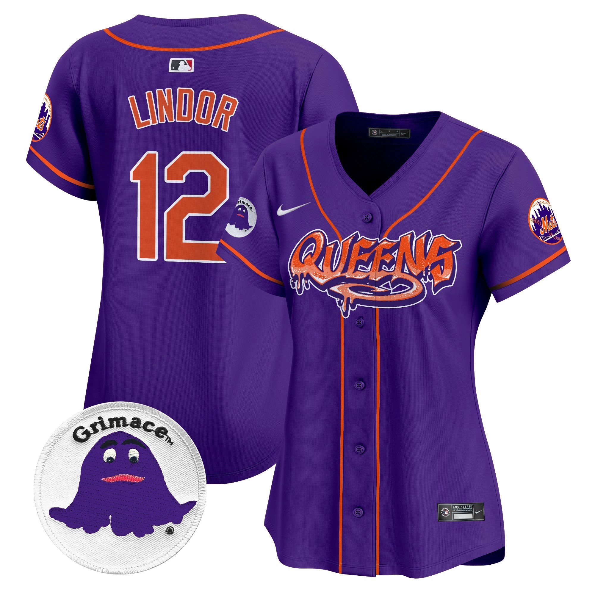 Women’s Queens Graffiti Vapor Premier Limited Jersey