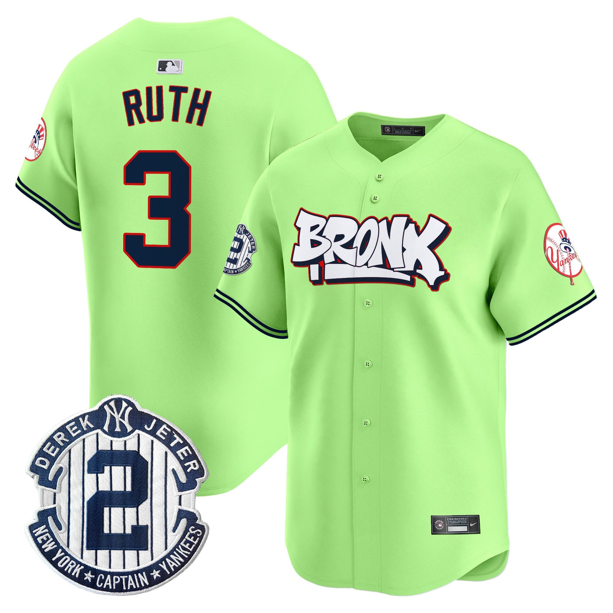 Unisex New York The Bronx Graffiti Vapor Premier Limited Jersey V4