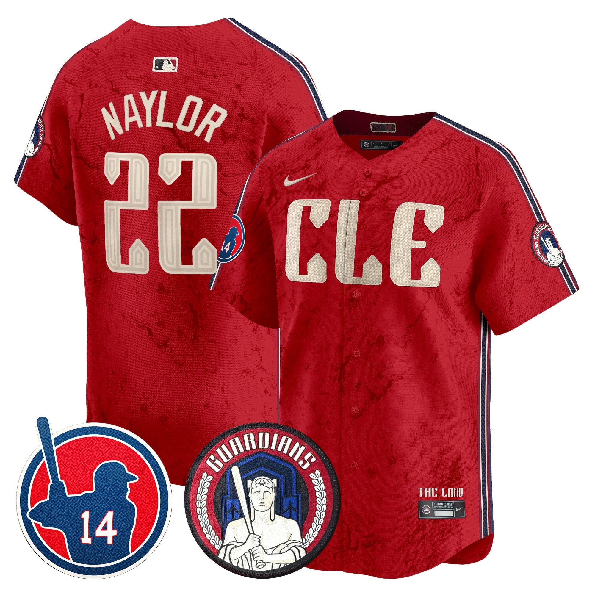 Men’s Cleveland Larry Doby Patch City Connect Vapor Premier Limited Jersey