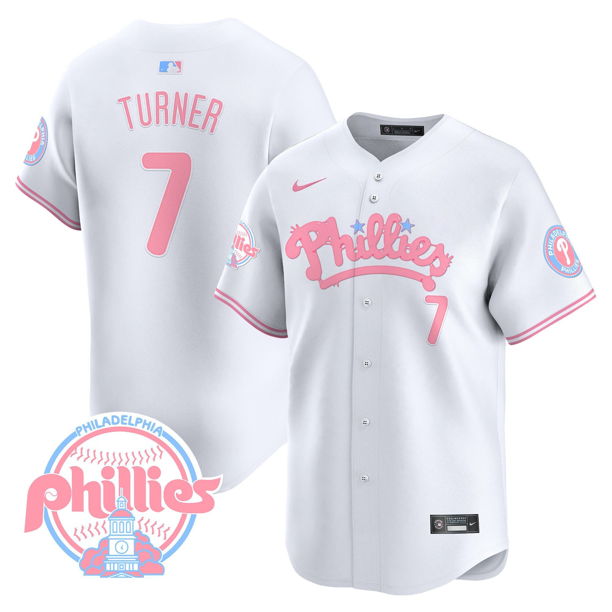 Men’s Bubblegum Pink Vapor Premier Limited Jersey
