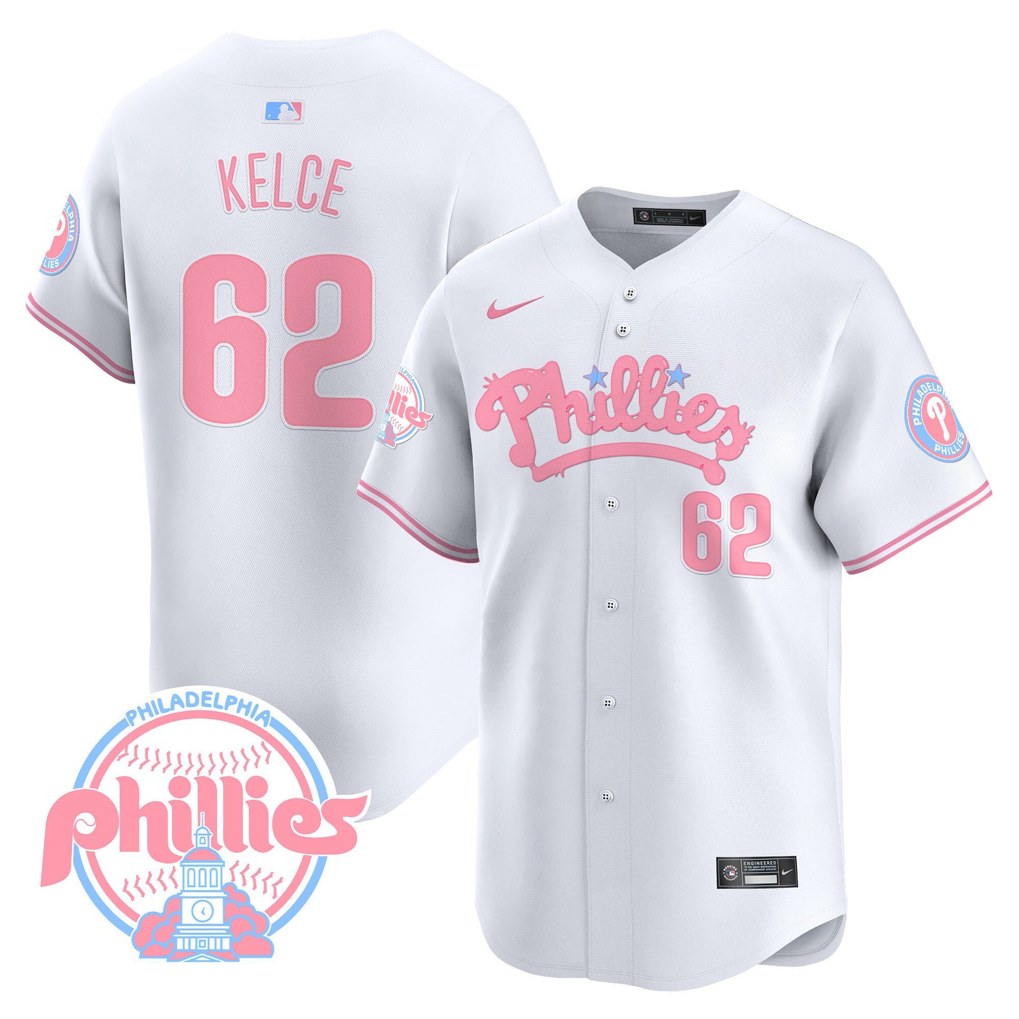 Men’s Bubblegum Pink Vapor Premier Limited Jersey