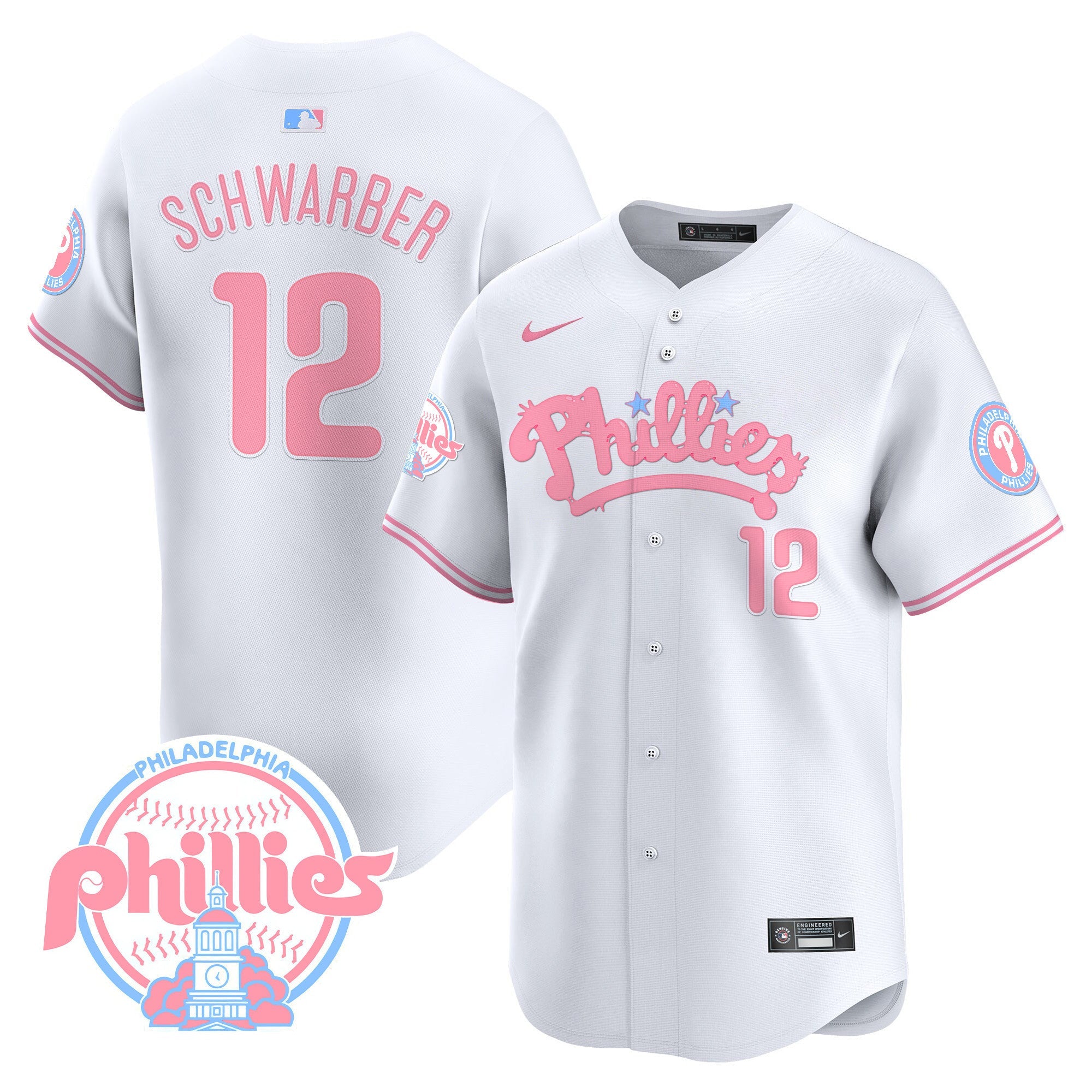 Men’s Bubblegum Pink Vapor Premier Limited Jersey