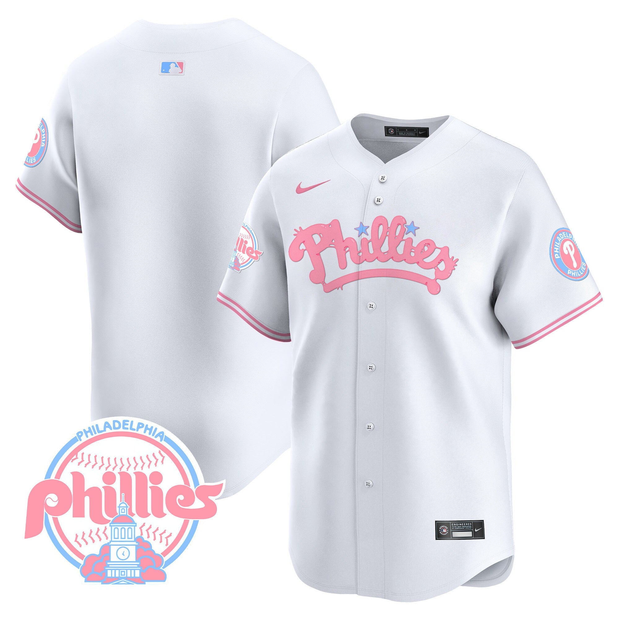 Men’s Bubblegum Pink Vapor Premier Limited Jersey