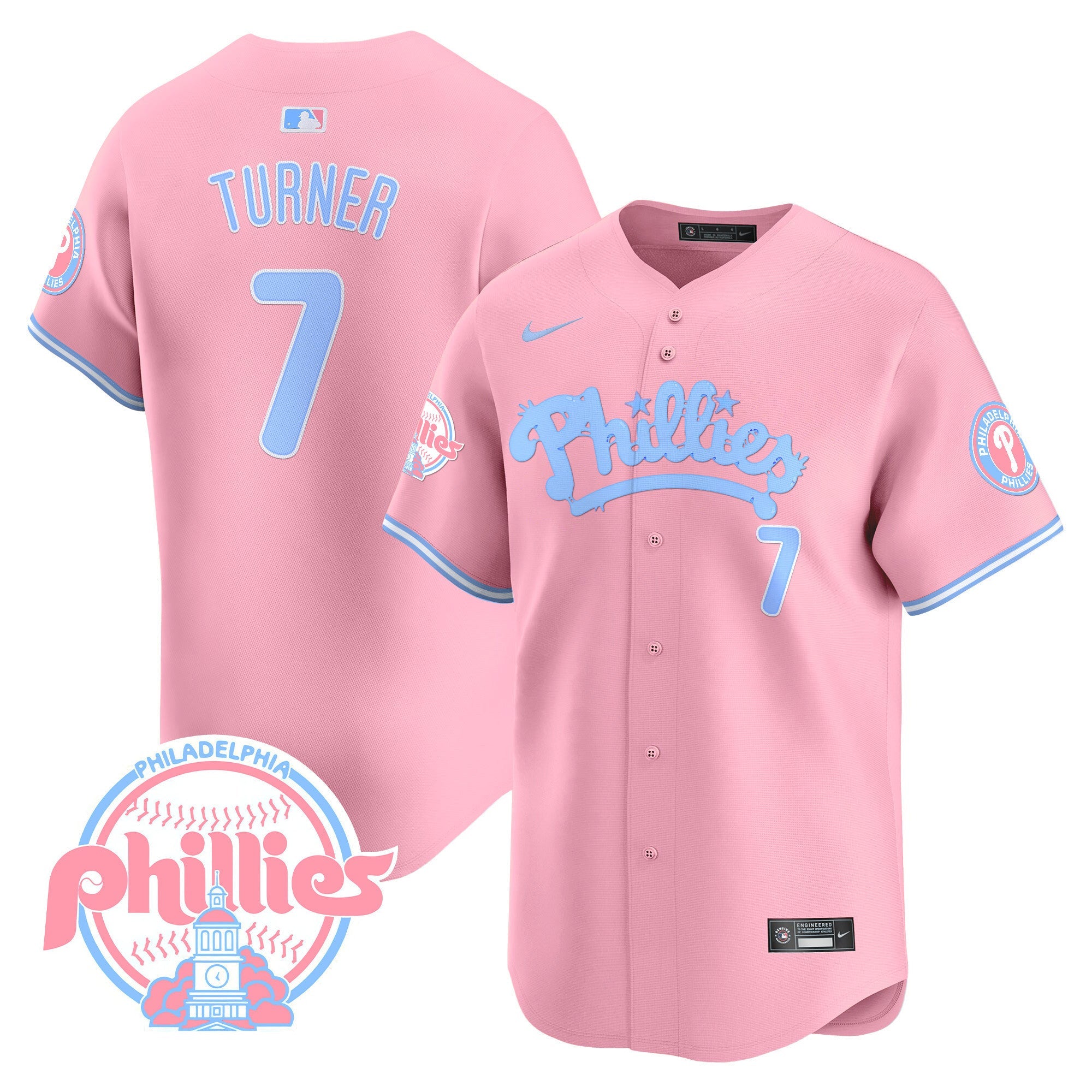 Men’s Bubblegum Pink Vapor Premier Limited Jersey