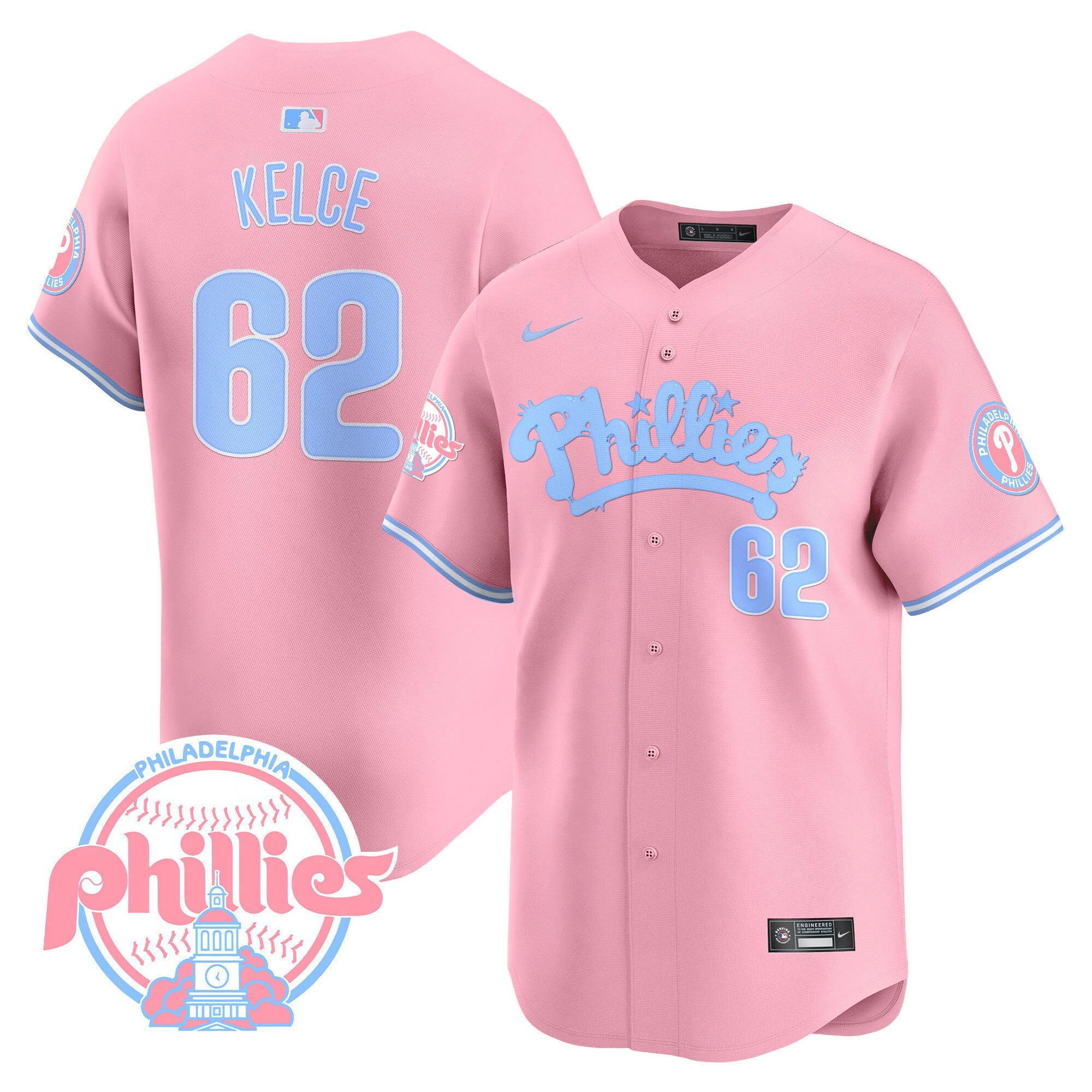 Men’s Bubblegum Pink Vapor Premier Limited Jersey