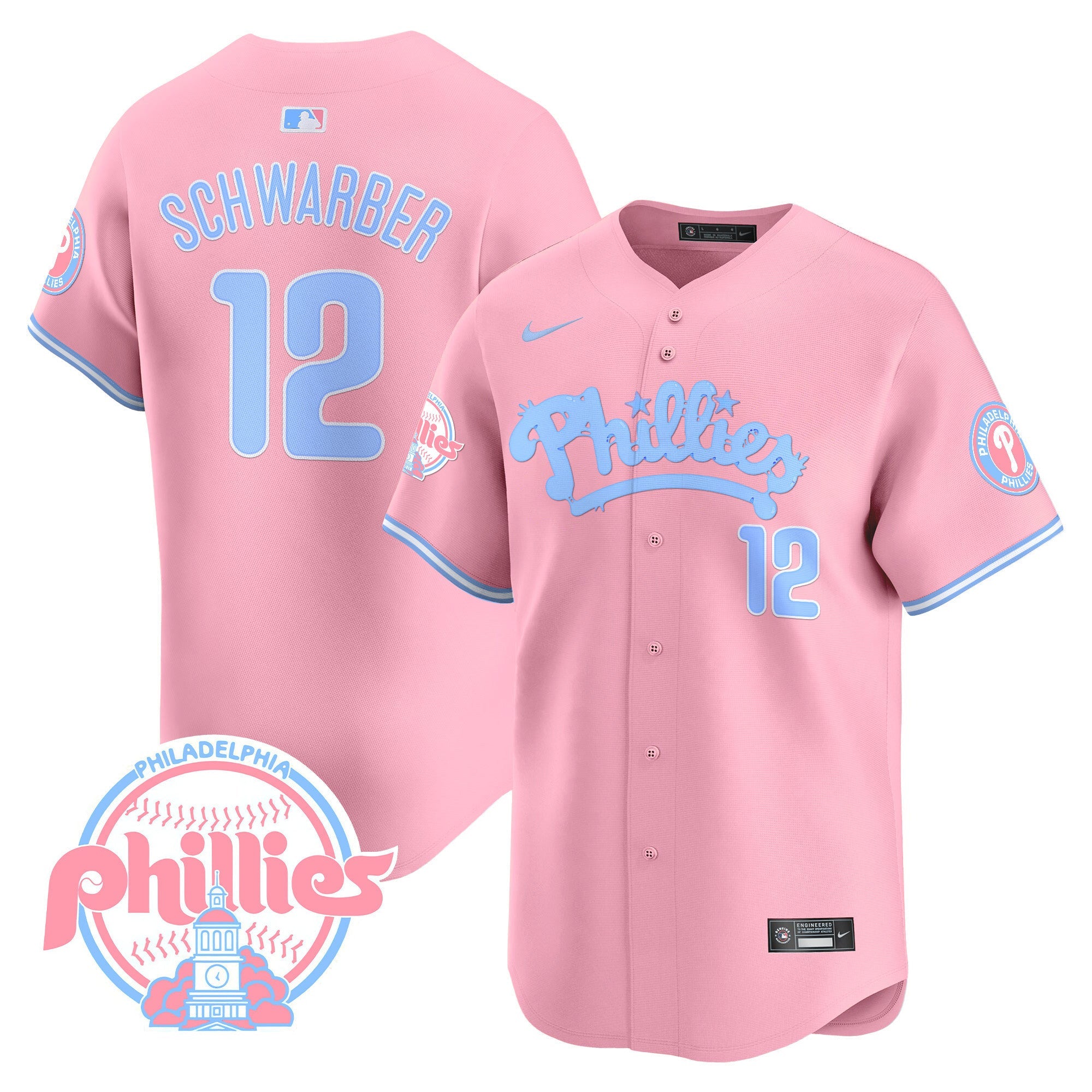 Men’s Bubblegum Pink Vapor Premier Limited Jersey