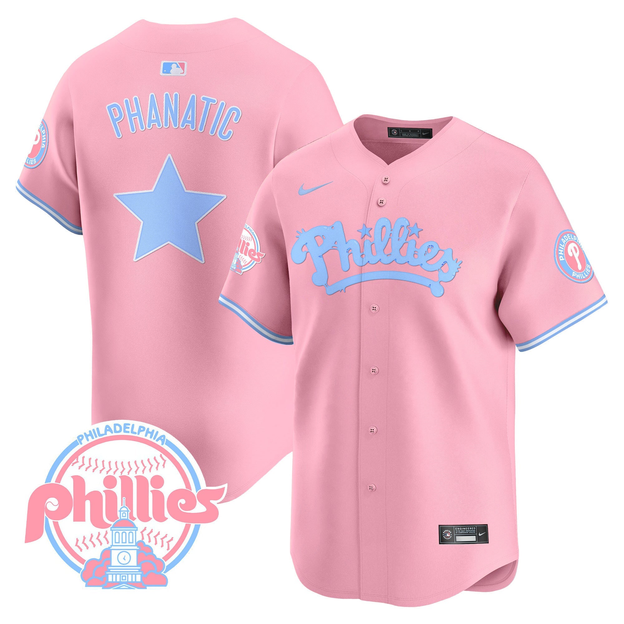 Men’s Bubblegum Pink Vapor Premier Limited Jersey