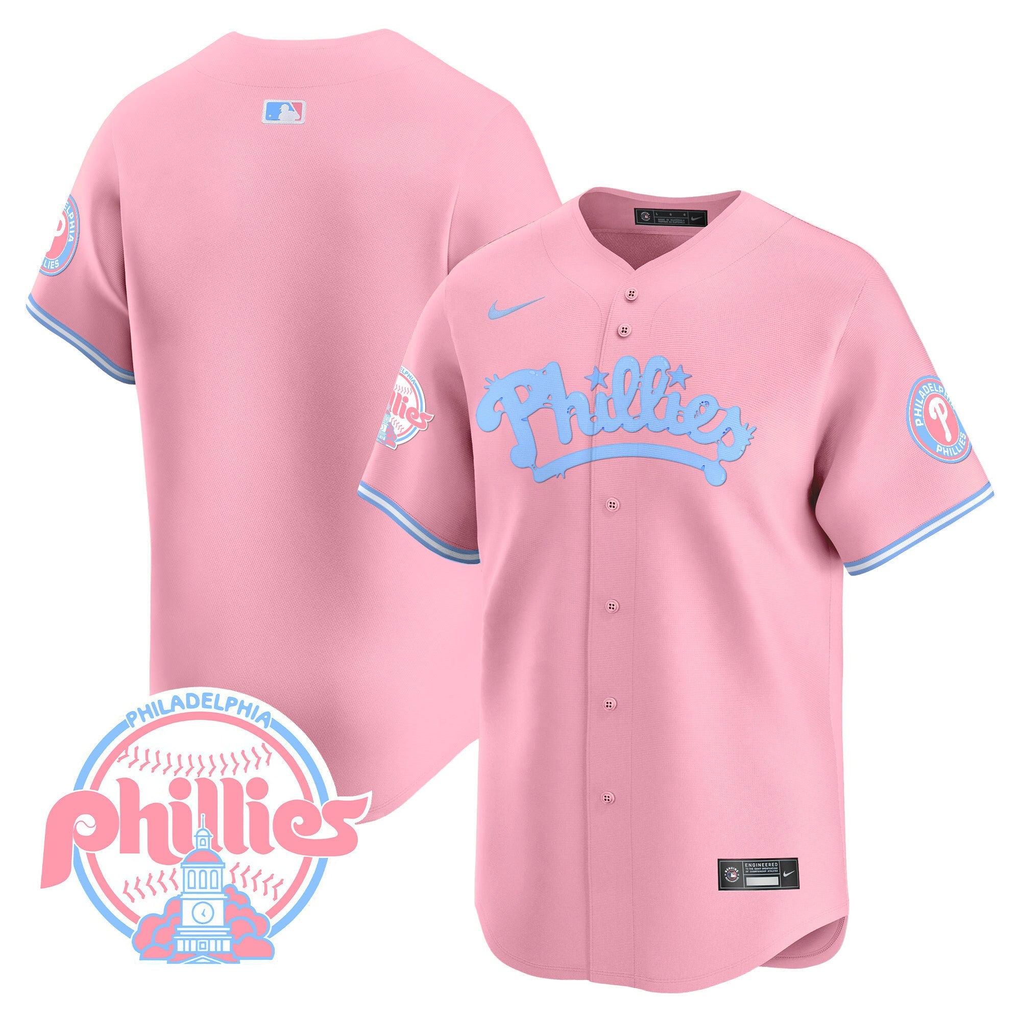 Men’s Bubblegum Pink Vapor Premier Limited Jersey