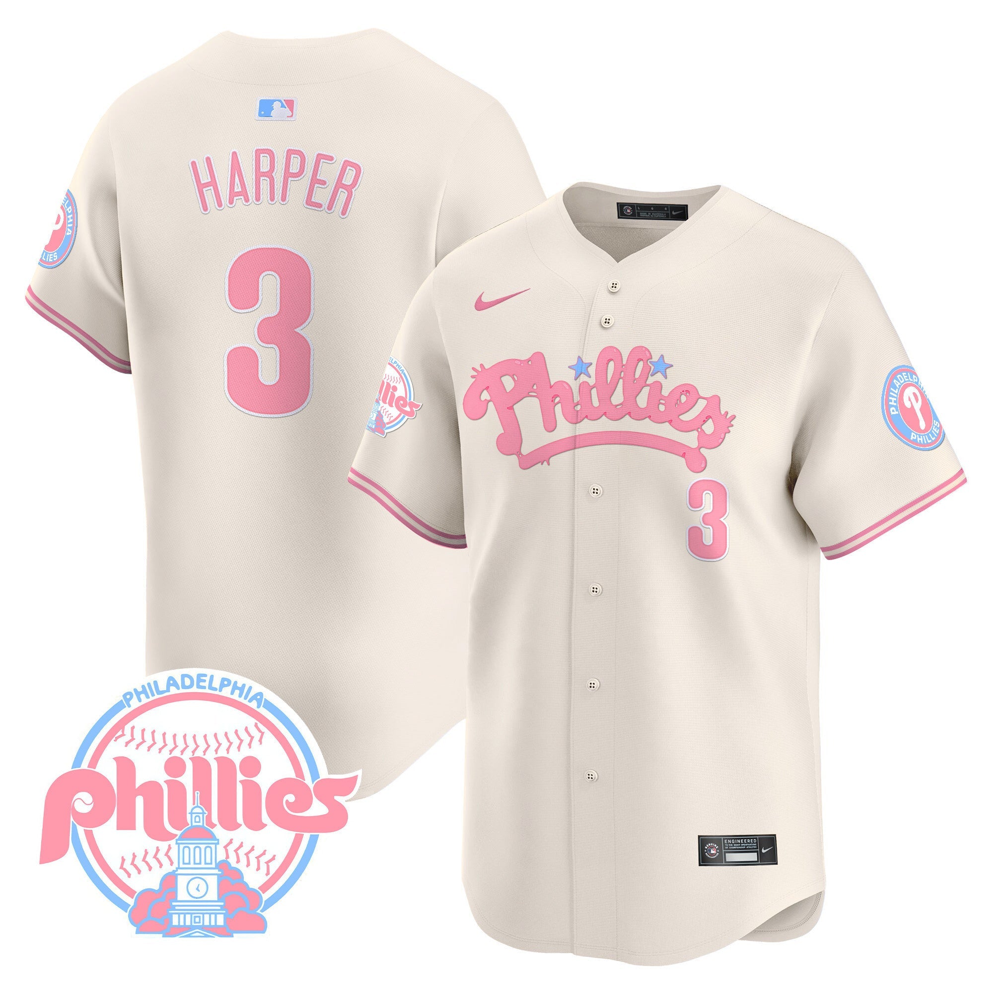 Men’s Bubblegum Pink Vapor Premier Limited Jersey