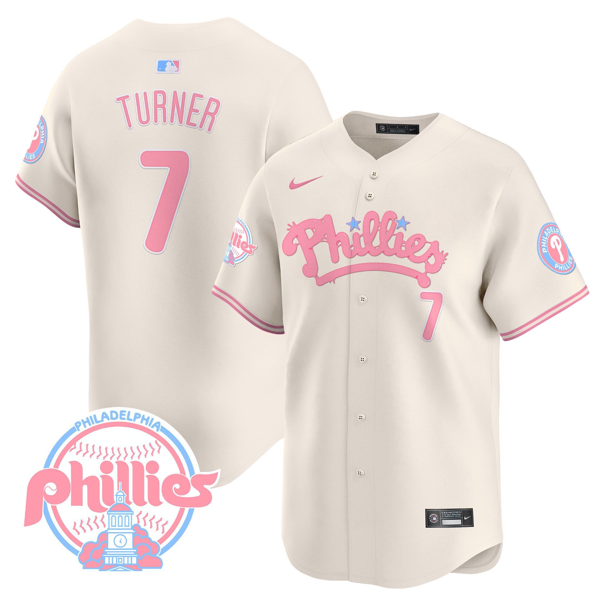 Men’s Bubblegum Pink Vapor Premier Limited Jersey