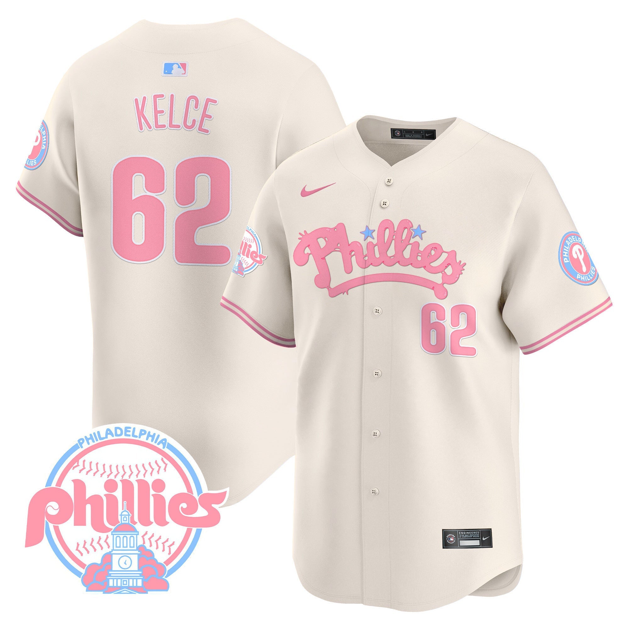 Men’s Bubblegum Pink Vapor Premier Limited Jersey
