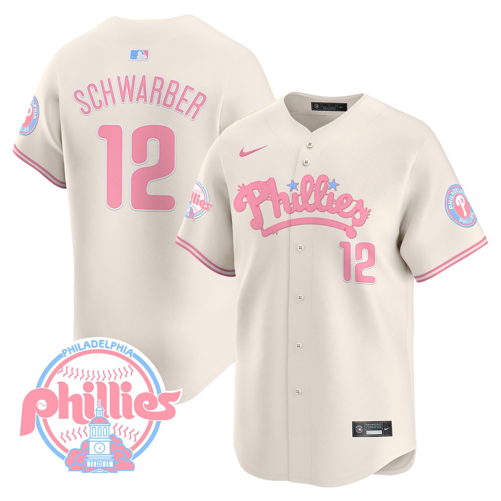 Men’s Bubblegum Pink Vapor Premier Limited Jersey