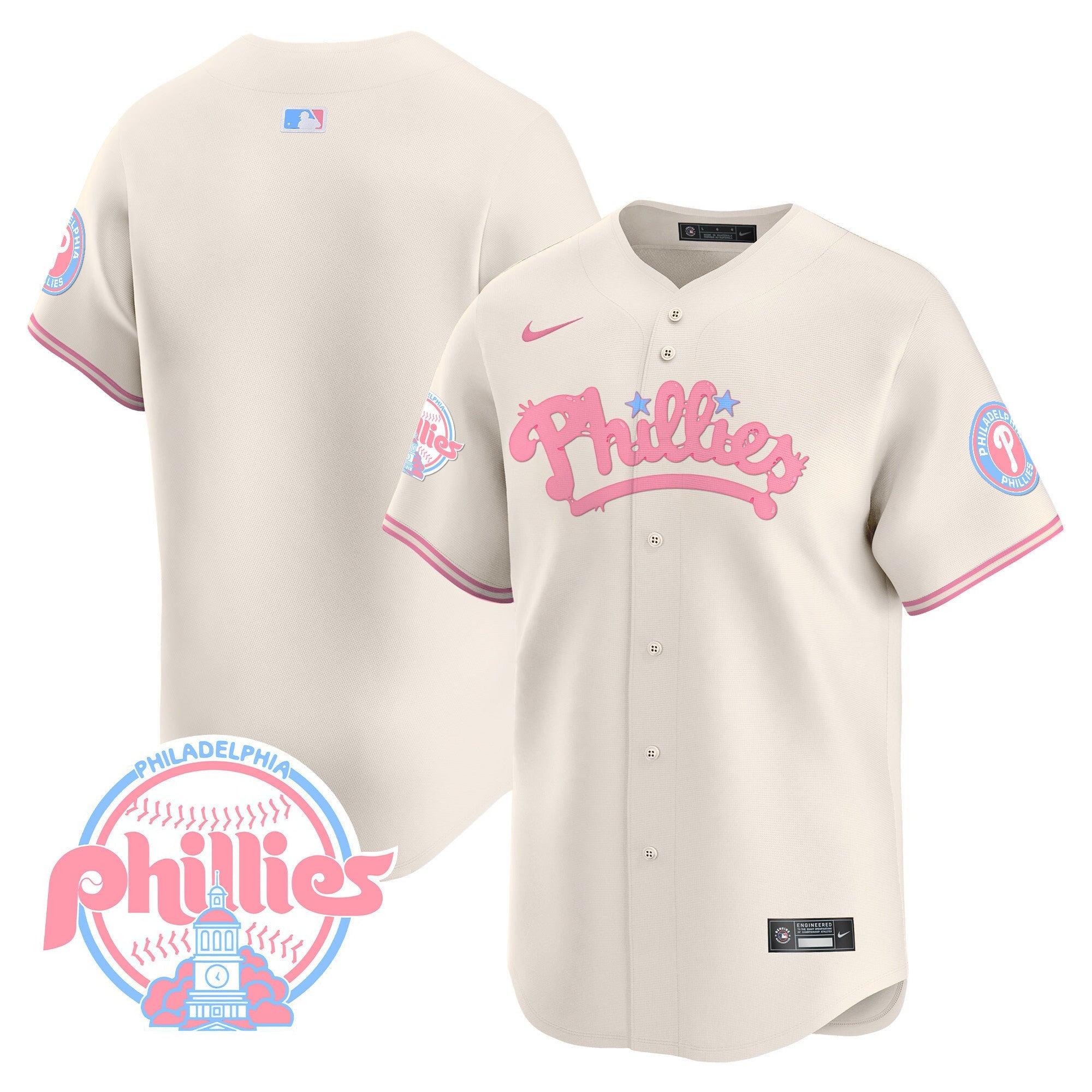 Men’s Bubblegum Pink Vapor Premier Limited Jersey