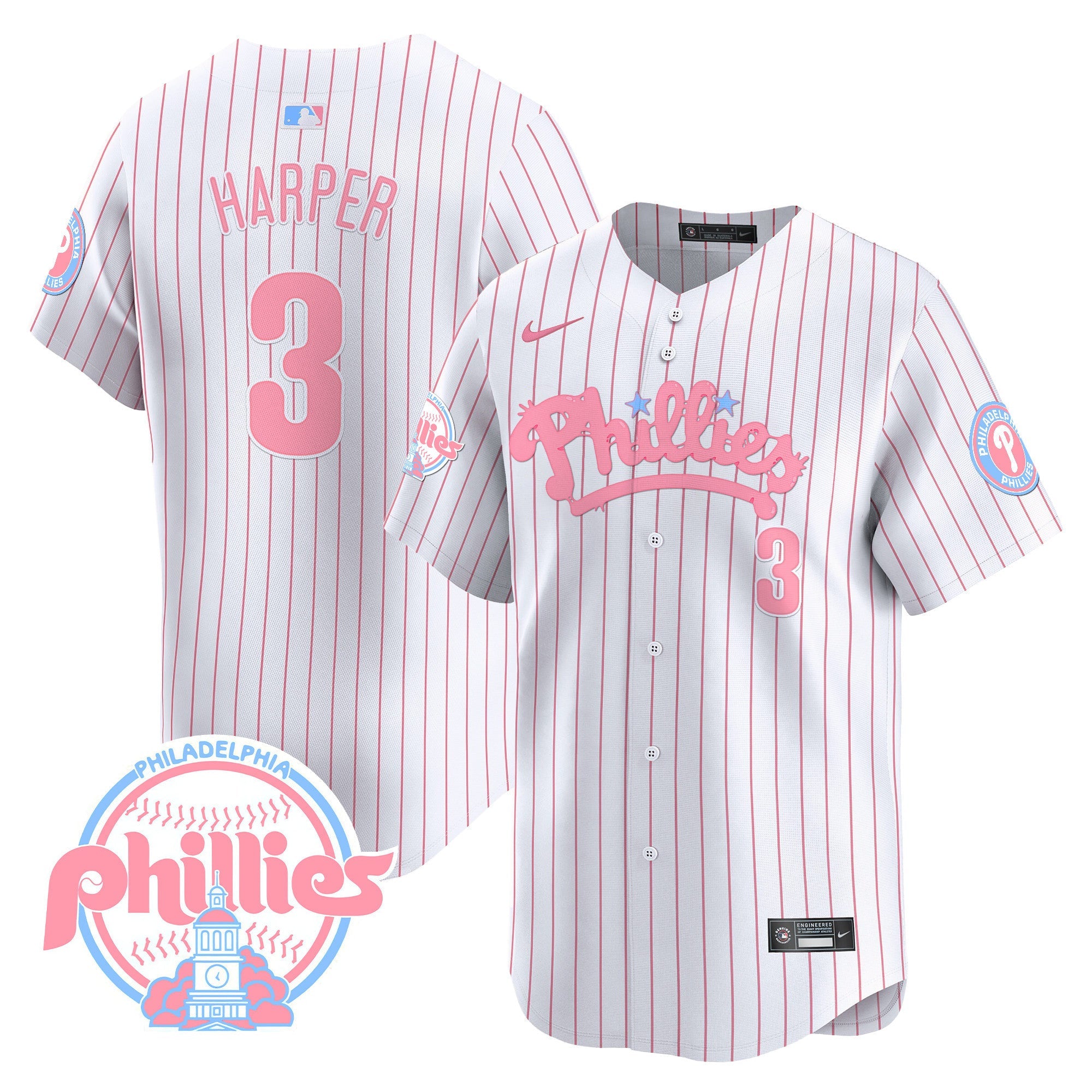 Men’s Bubblegum Pink Vapor Premier Limited Jersey