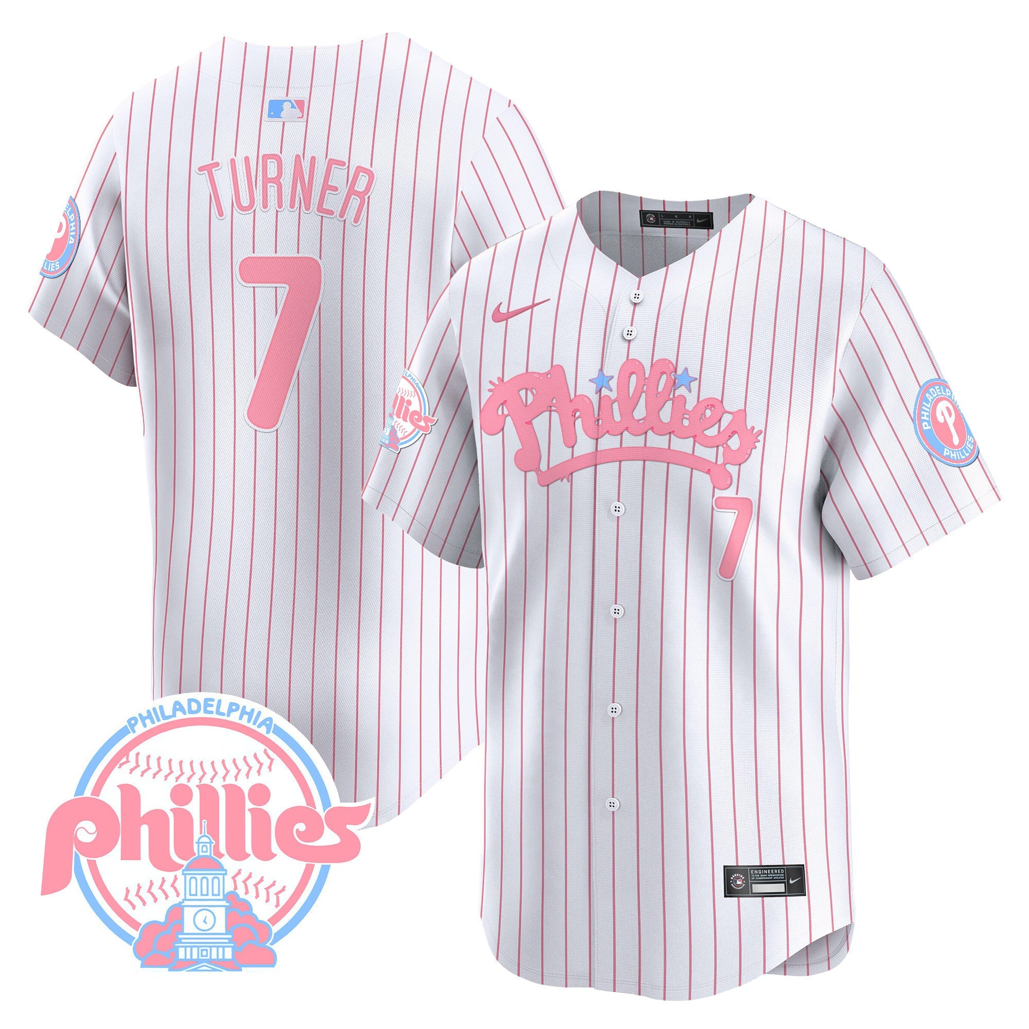Men’s Bubblegum Pink Vapor Premier Limited Jersey