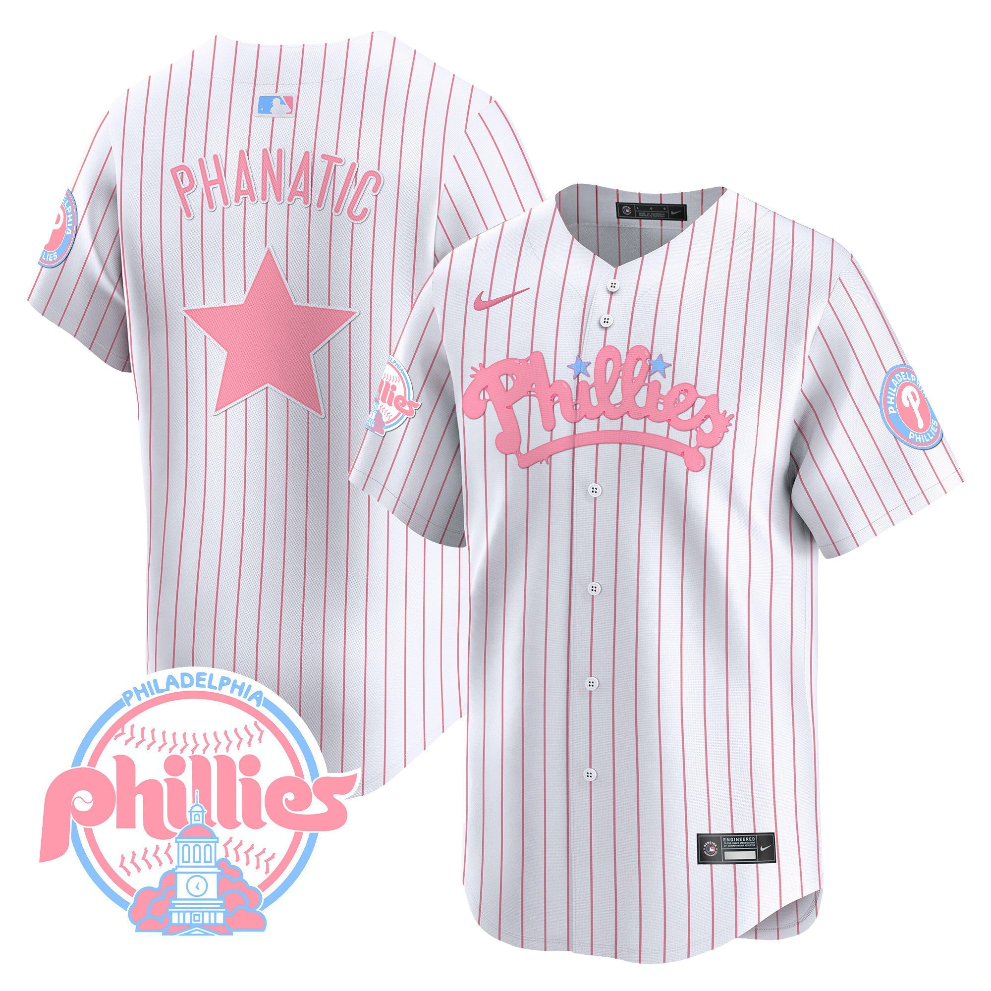 Men’s Bubblegum Pink Vapor Premier Limited Jersey