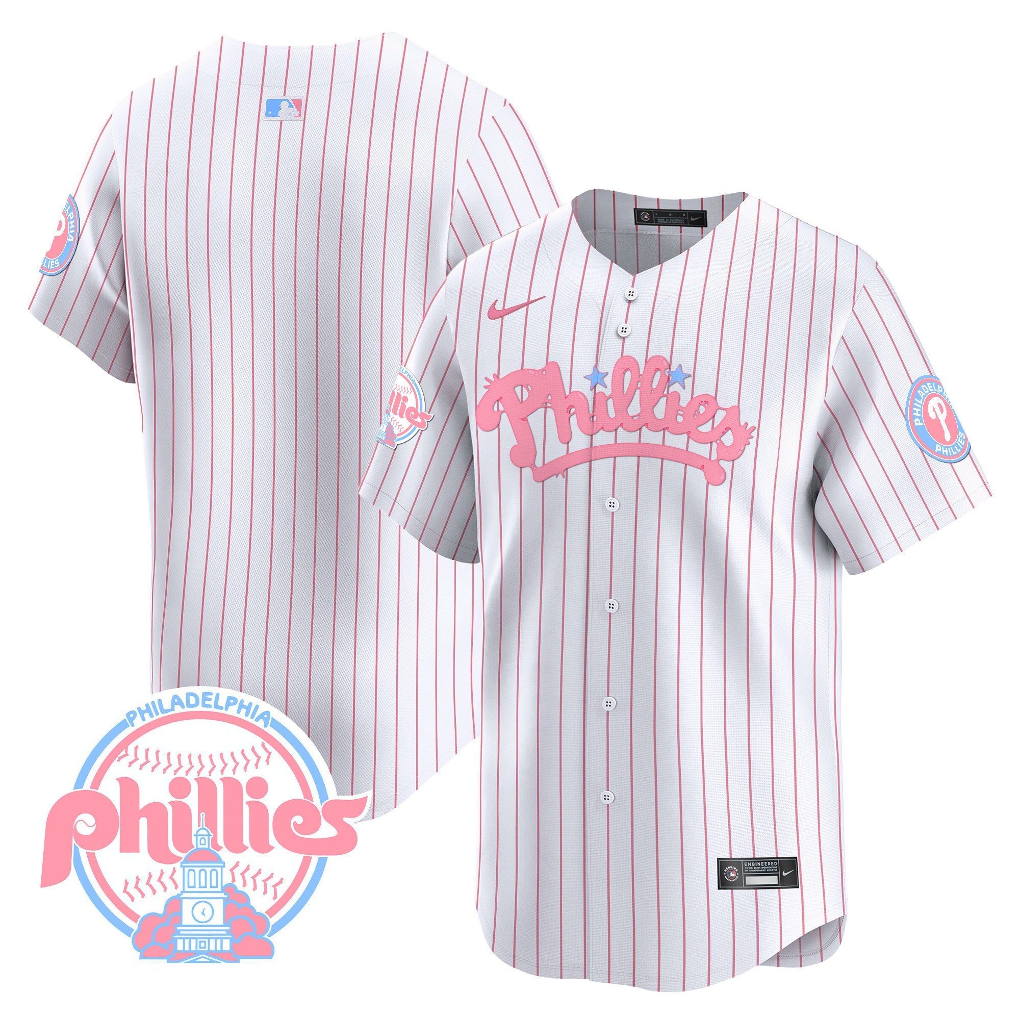 Men’s Bubblegum Pink Vapor Premier Limited Jersey