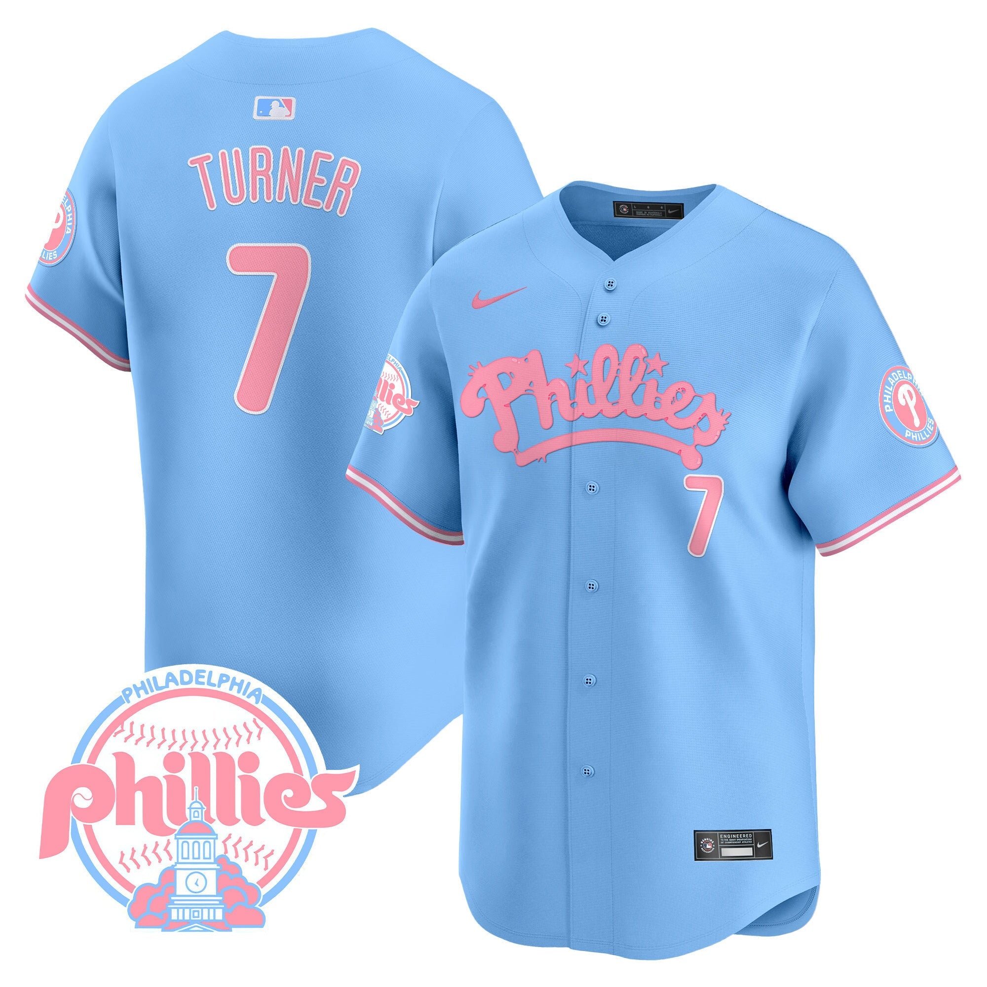 Men’s Bubblegum Pink Vapor Premier Limited Jersey