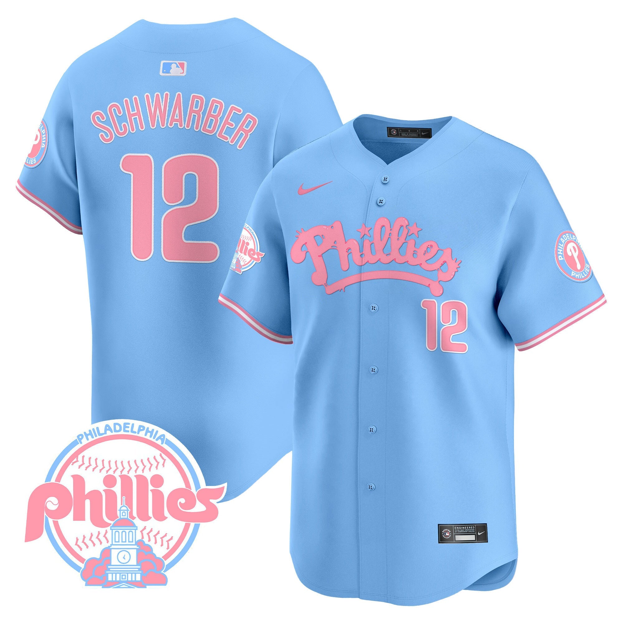 Men’s Bubblegum Pink Vapor Premier Limited Jersey
