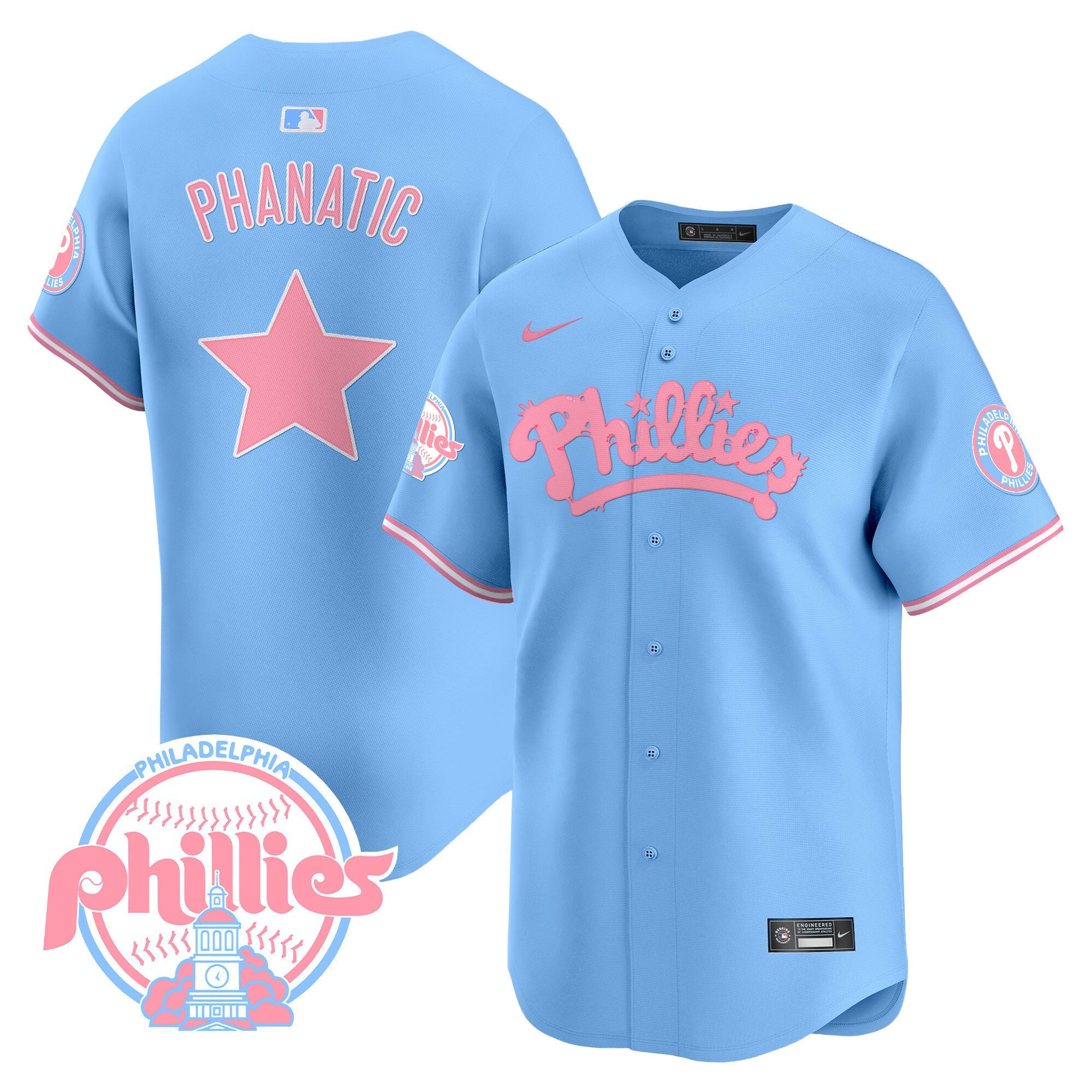 Men’s Bubblegum Pink Vapor Premier Limited Jersey
