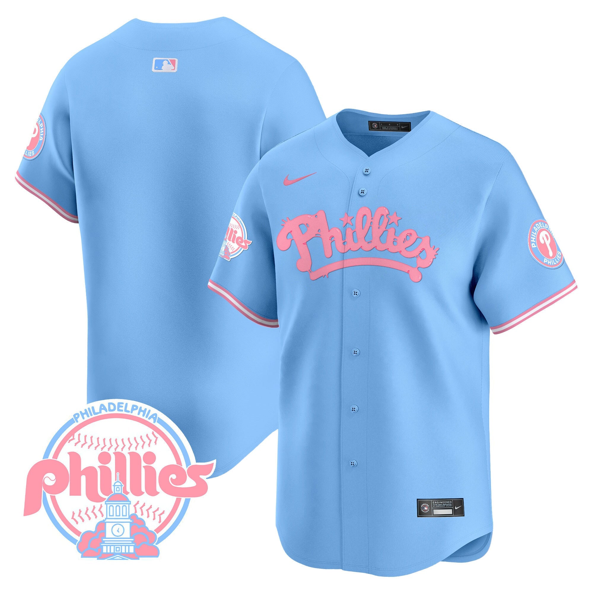 Men’s Bubblegum Pink Vapor Premier Limited Jersey