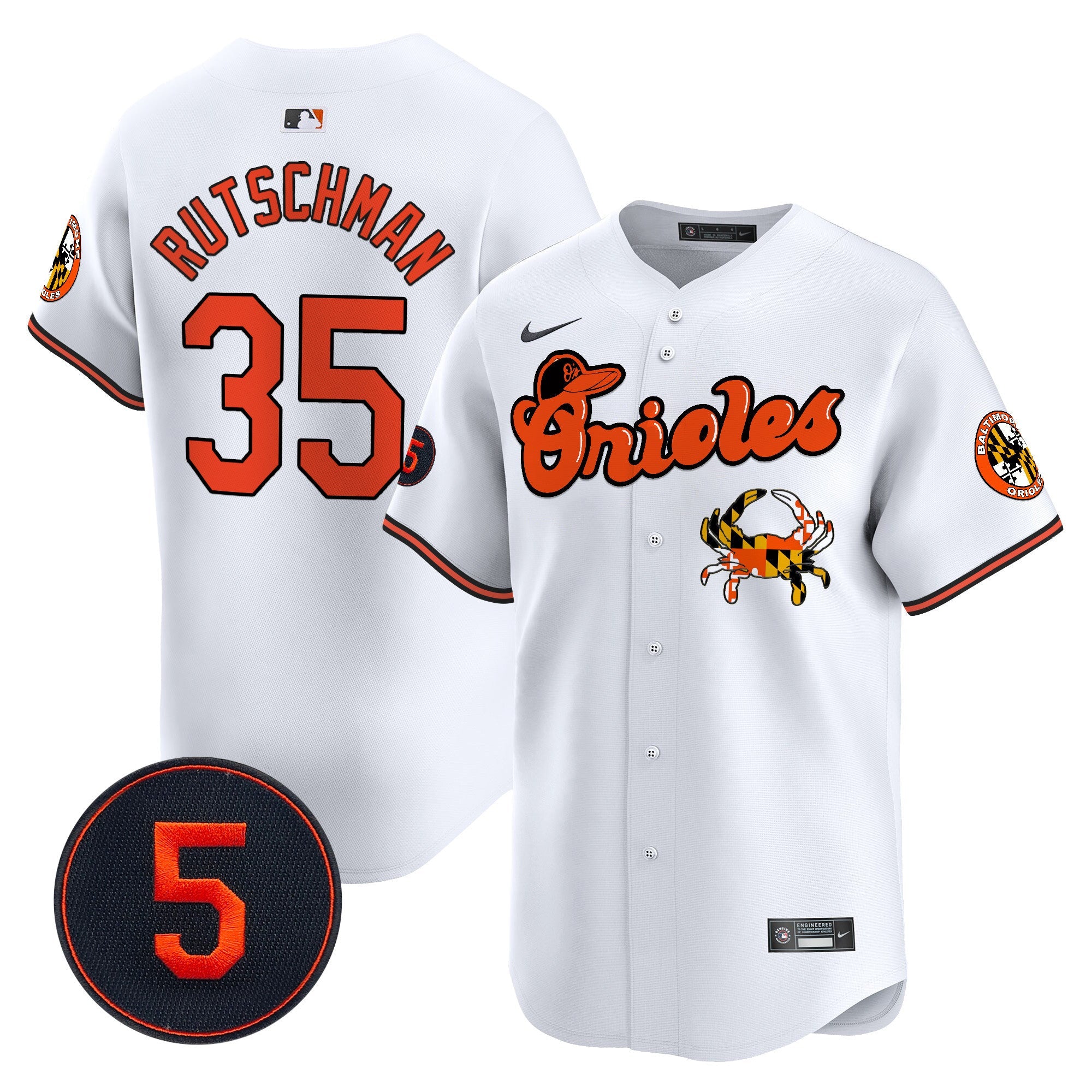 Men’s Baltimore Robinson Patch Vapor Premier Limited Jersey V6