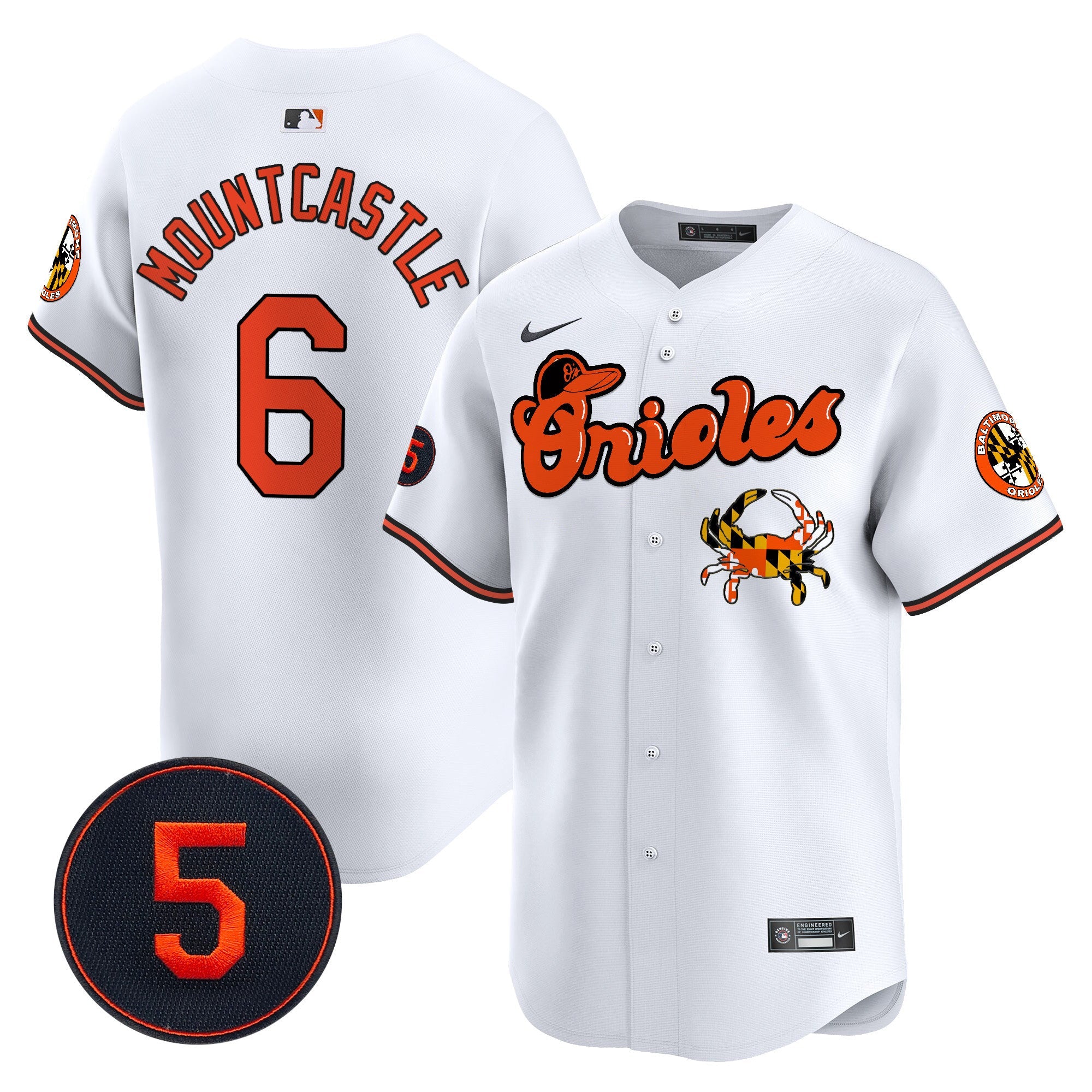 Men’s Baltimore Robinson Patch Vapor Premier Limited Jersey V6
