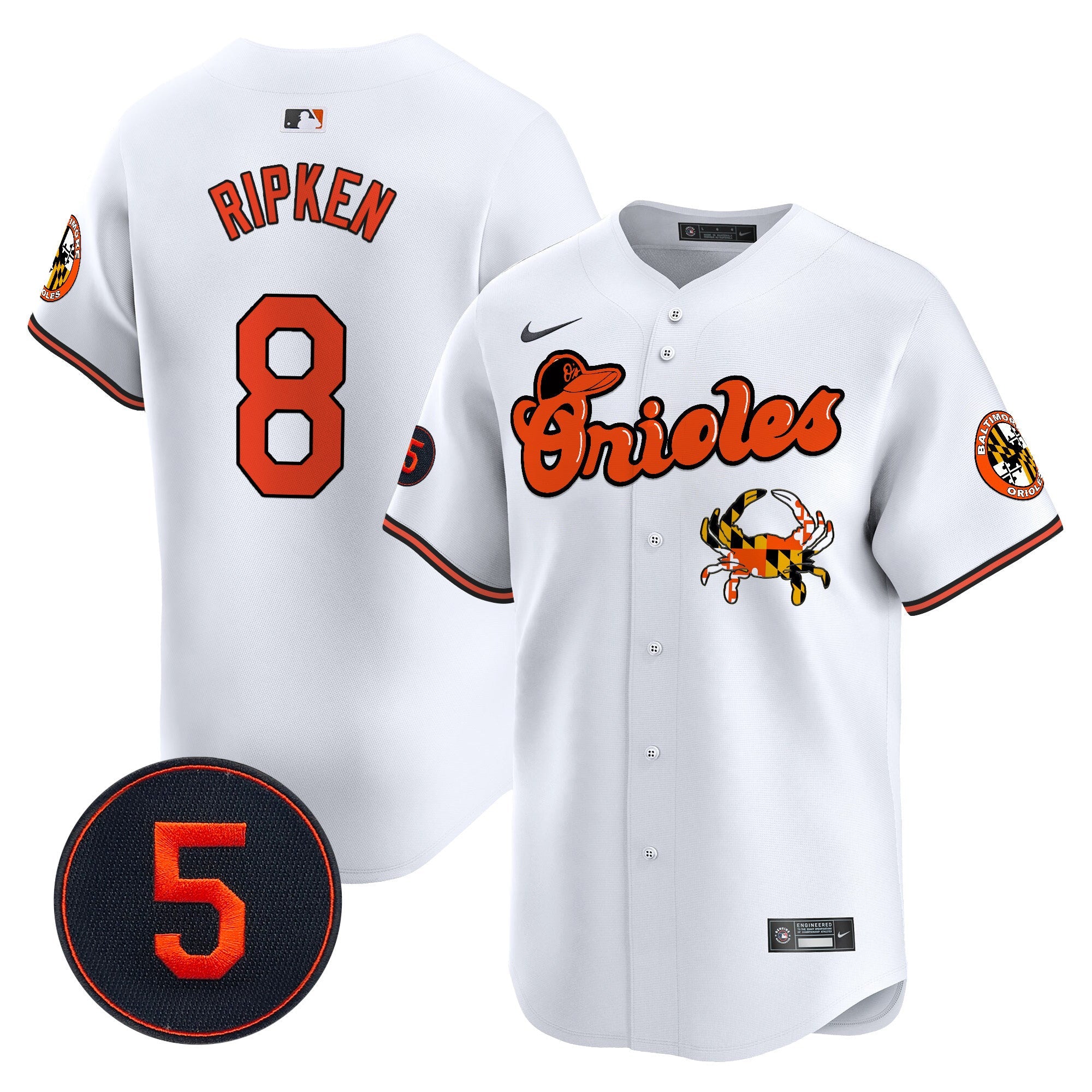 Men’s Baltimore Robinson Patch Vapor Premier Limited Jersey V6