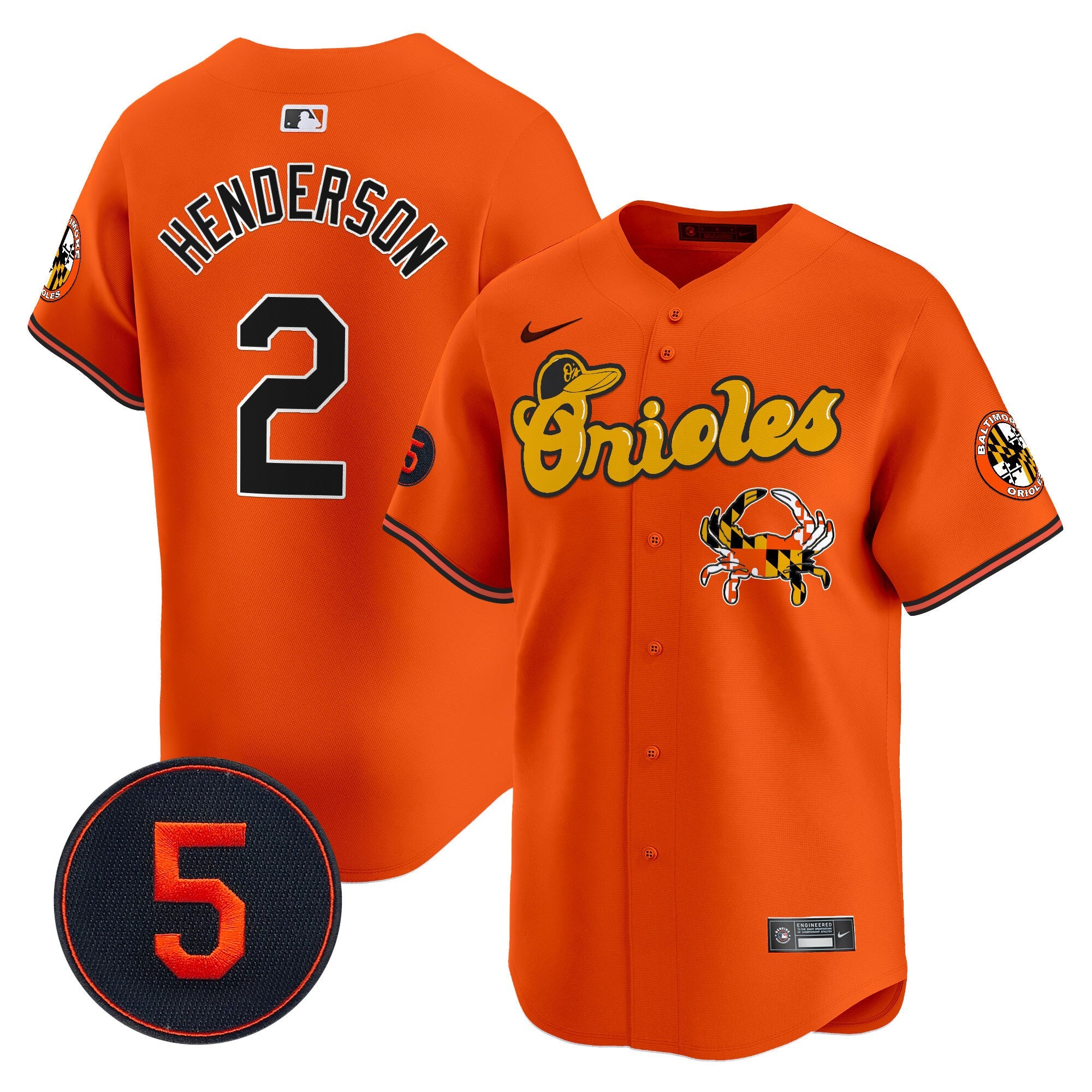 Men’s Baltimore Robinson Patch Vapor Premier Limited Jersey V6