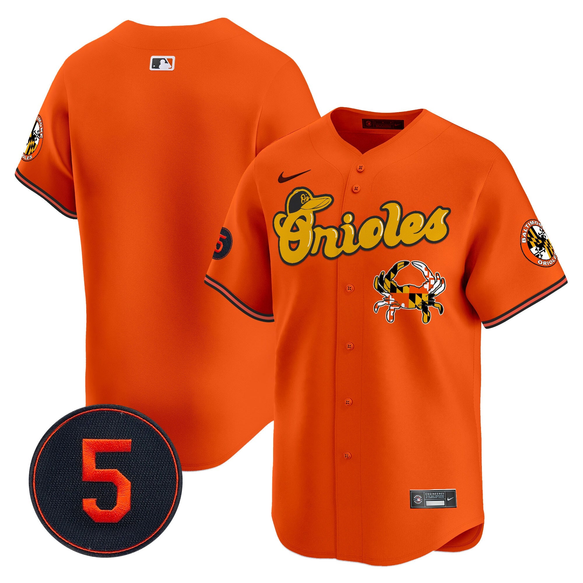 Men’s Baltimore Robinson Patch Vapor Premier Limited Jersey V6
