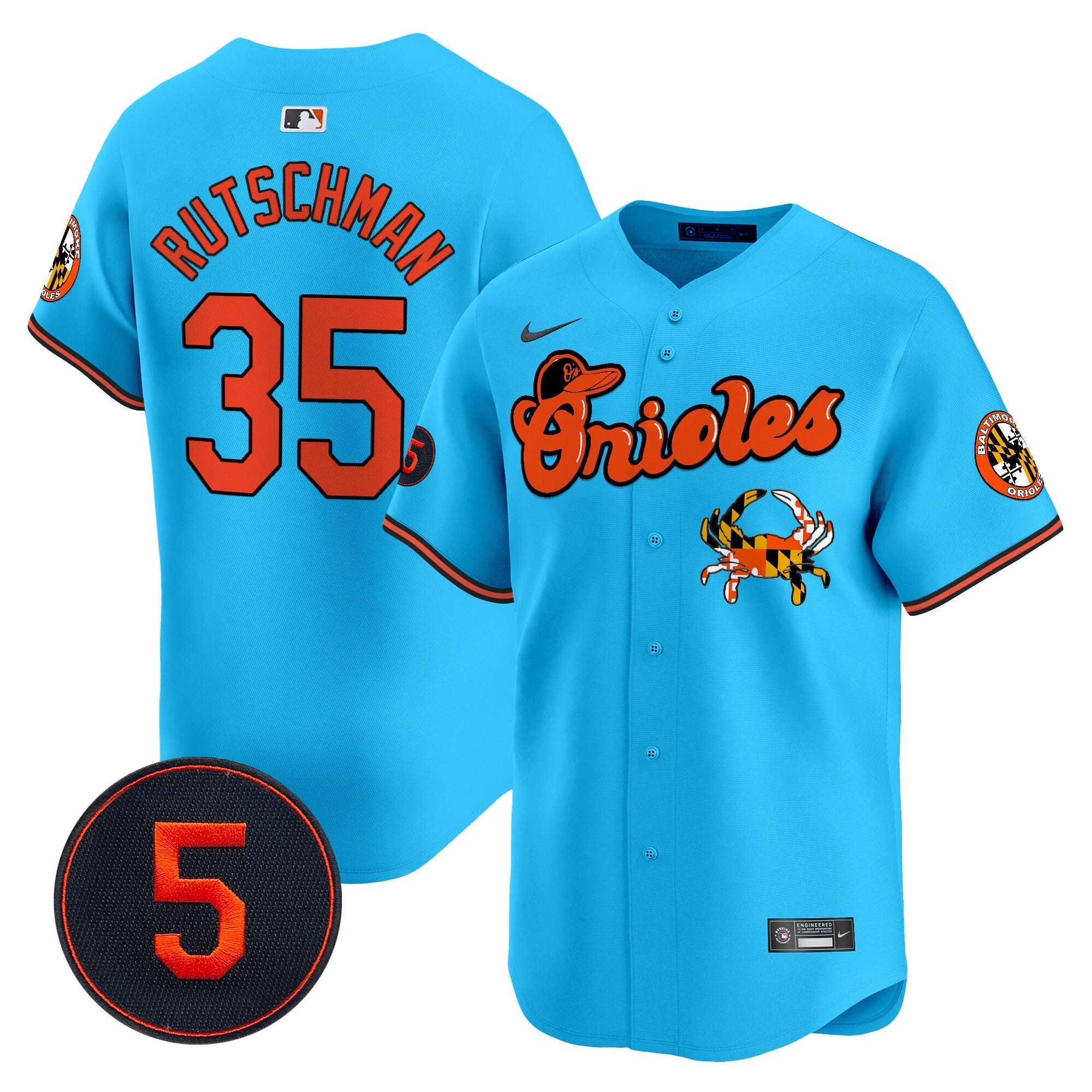 Men’s Baltimore Robinson Patch Vapor Premier Limited Jersey V6
