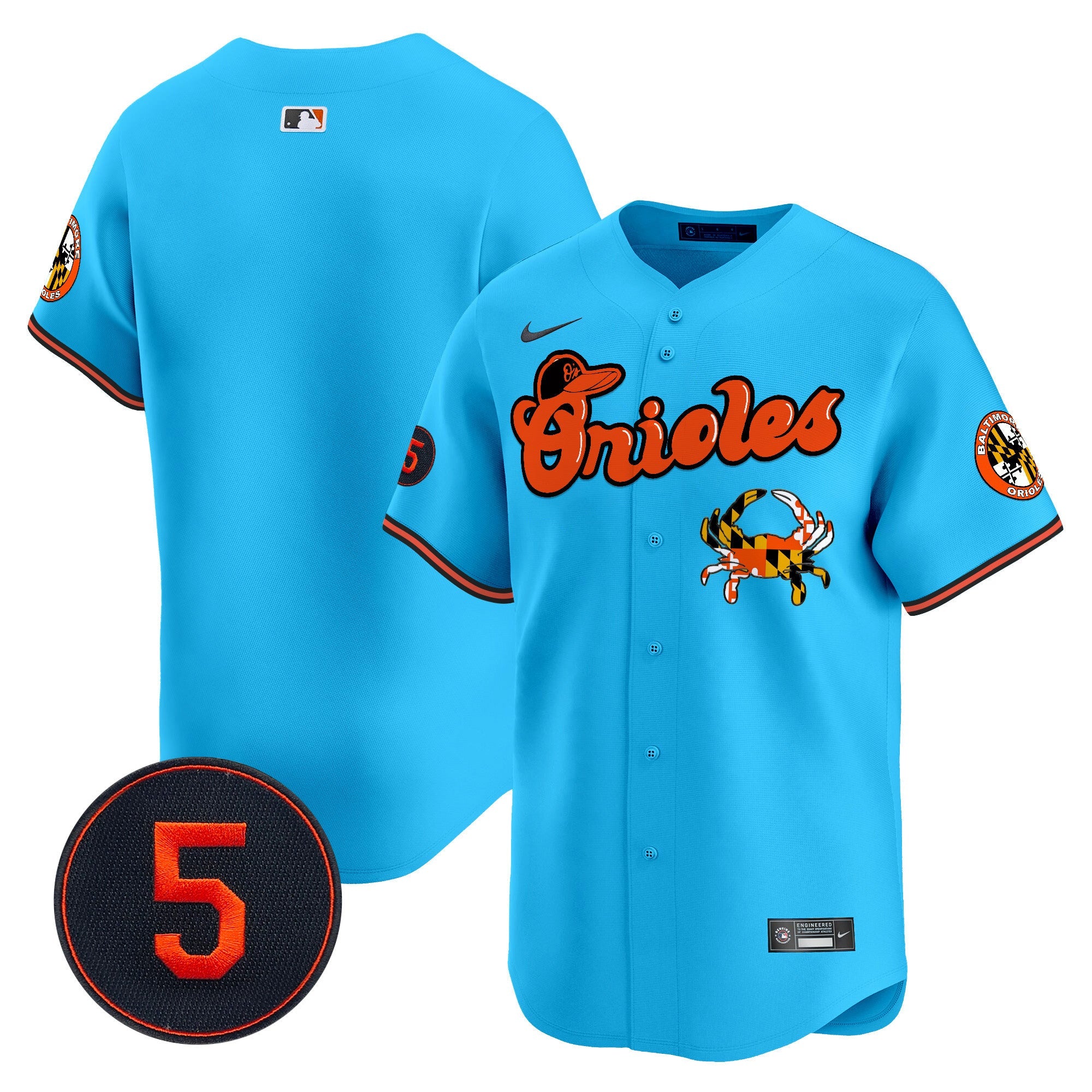 Men’s Baltimore Robinson Patch Vapor Premier Limited Jersey V6