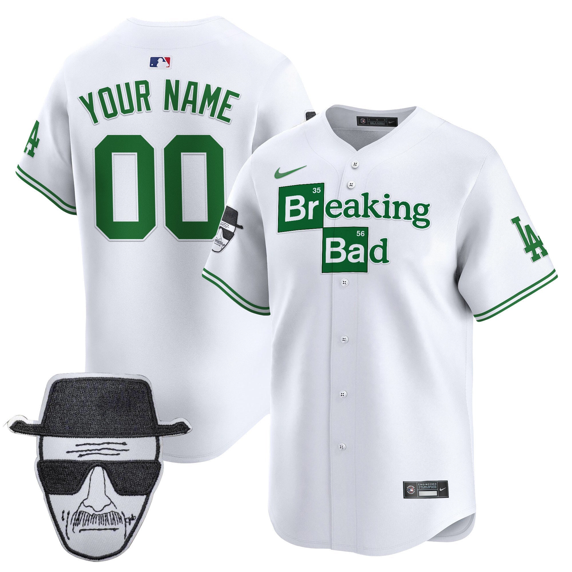 Breaking Bad Walter White Patch Vapor Premier Limited Custom Jersey