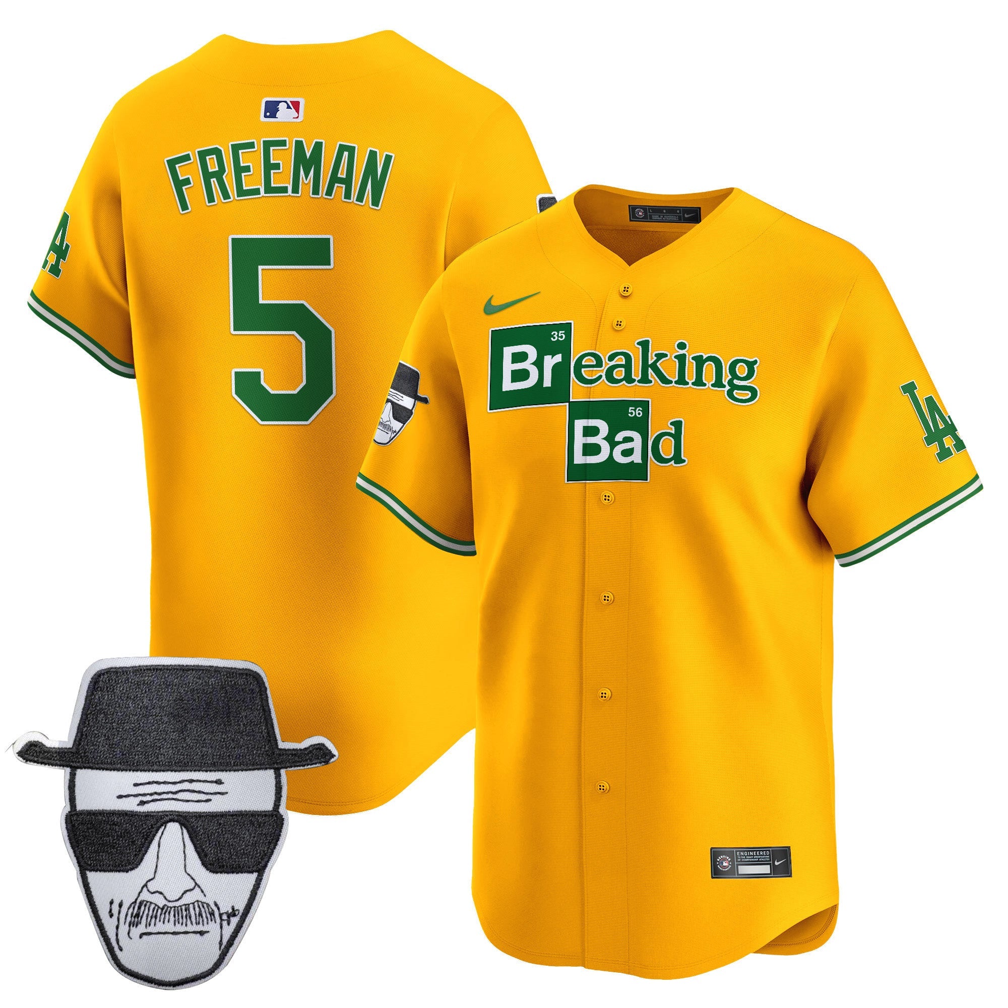 Men’s Breaking Bad Walter White Patch Vapor Premier Limited Jersey