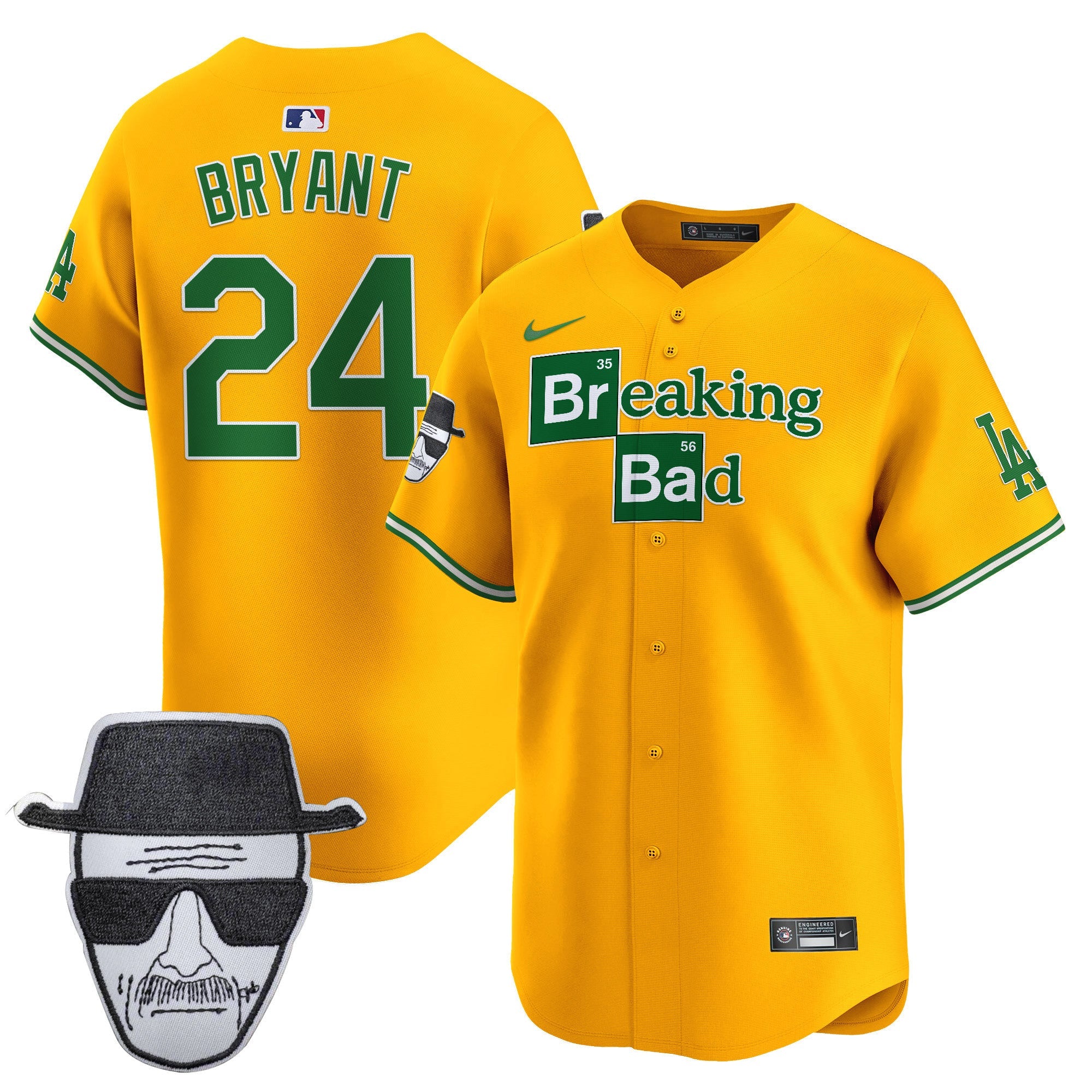 Men’s Breaking Bad Walter White Patch Vapor Premier Limited Jersey