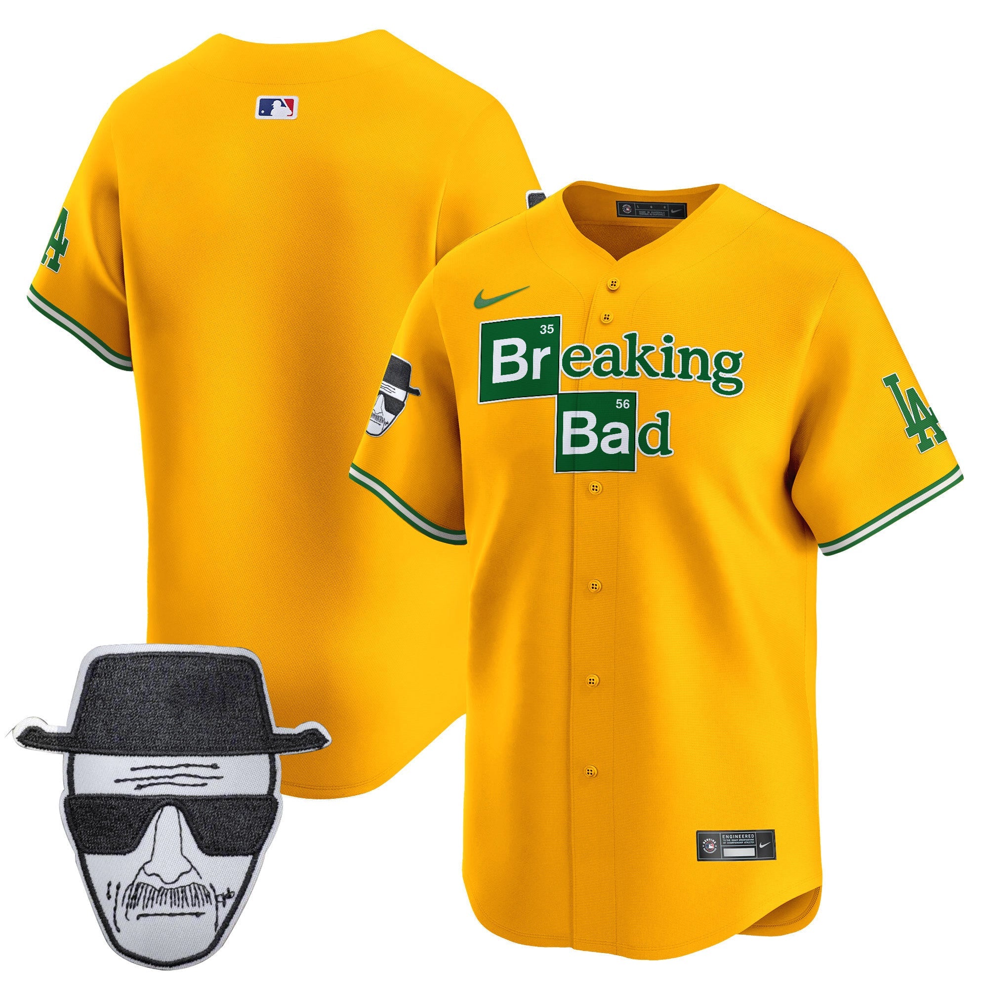 Men’s Breaking Bad Walter White Patch Vapor Premier Limited Jersey