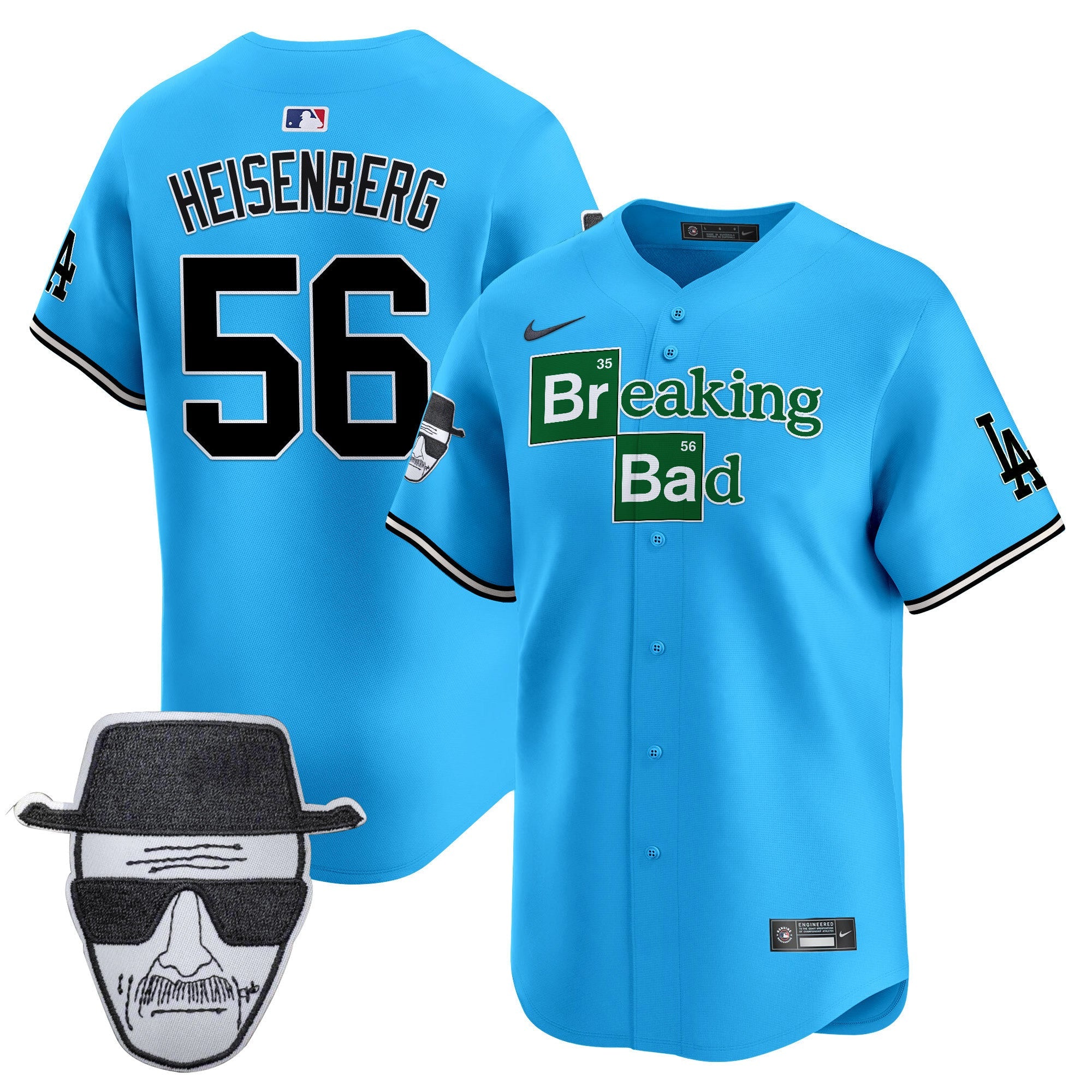 Men’s Breaking Bad Walter White Patch Vapor Premier Limited Jersey