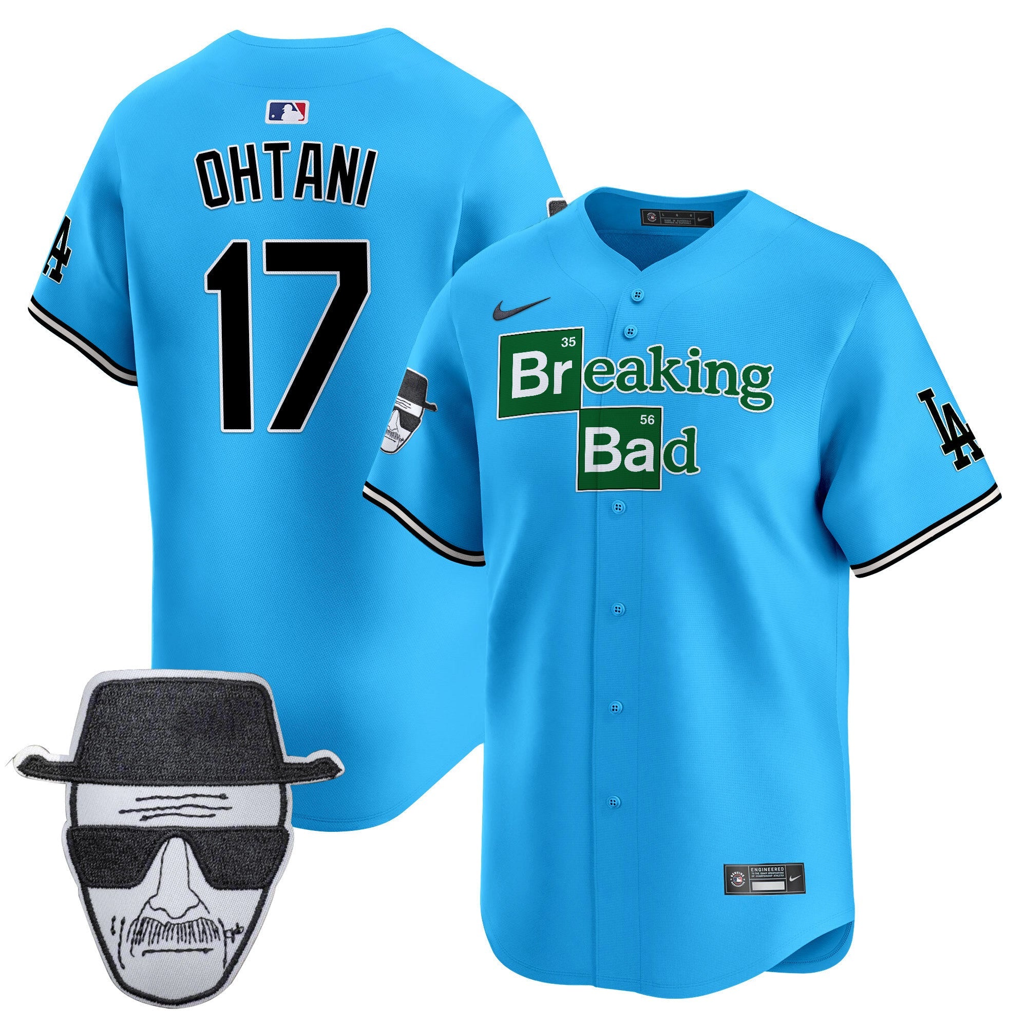 Men’s Breaking Bad Walter White Patch Vapor Premier Limited Jersey