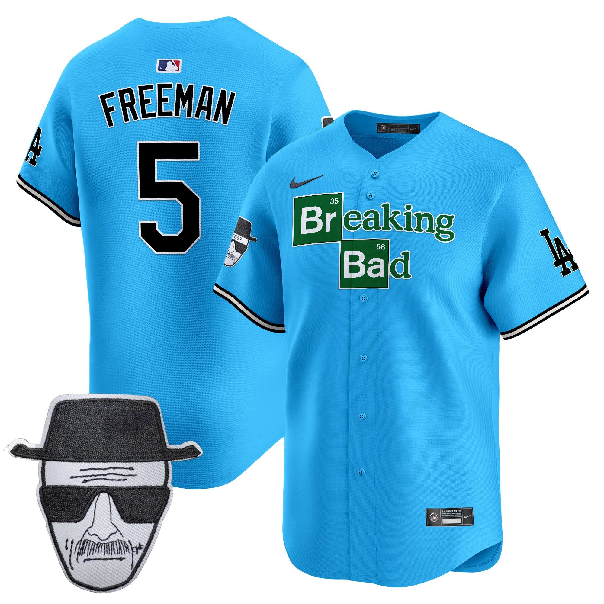 Men’s Breaking Bad Walter White Patch Vapor Premier Limited Jersey
