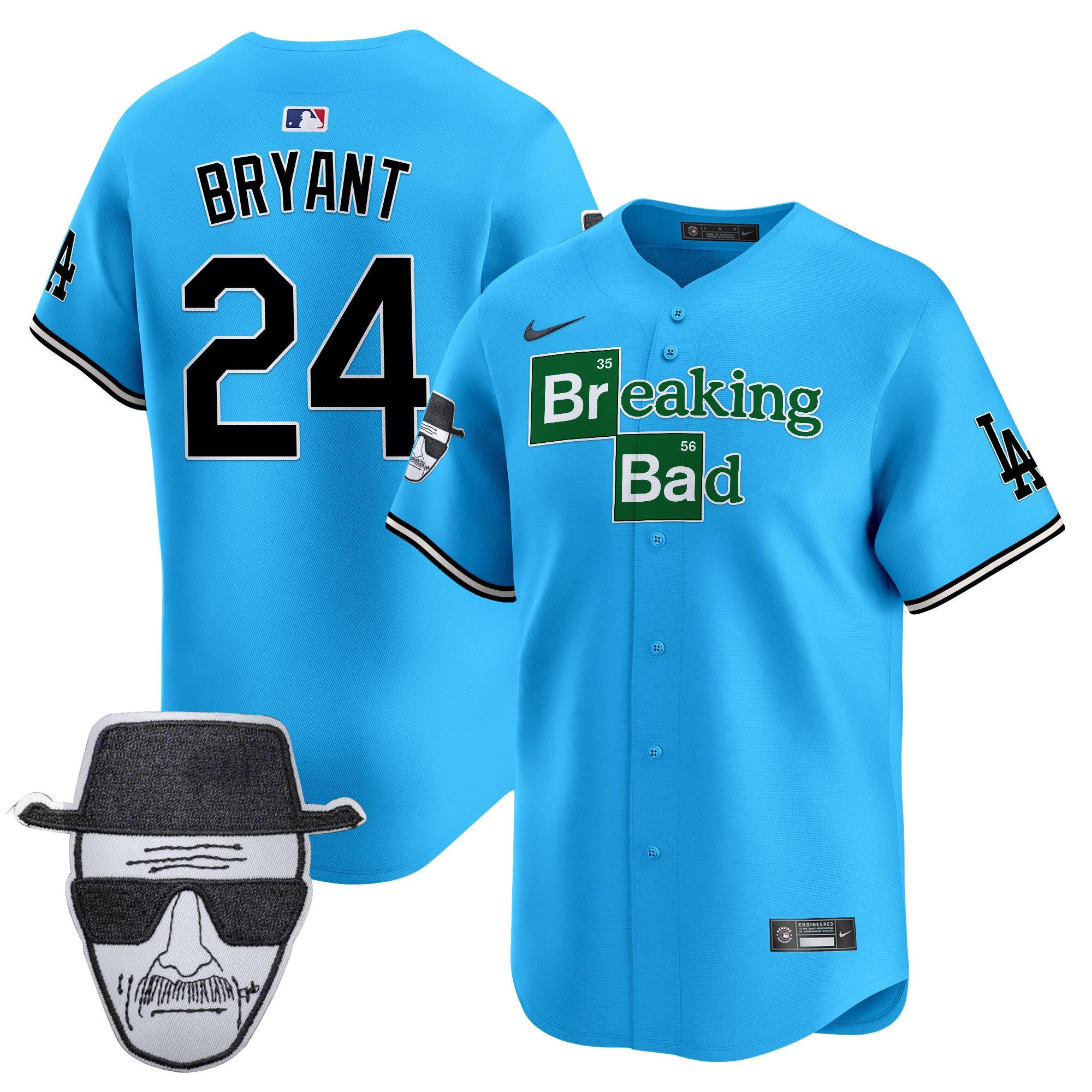 Men’s Breaking Bad Walter White Patch Vapor Premier Limited Jersey