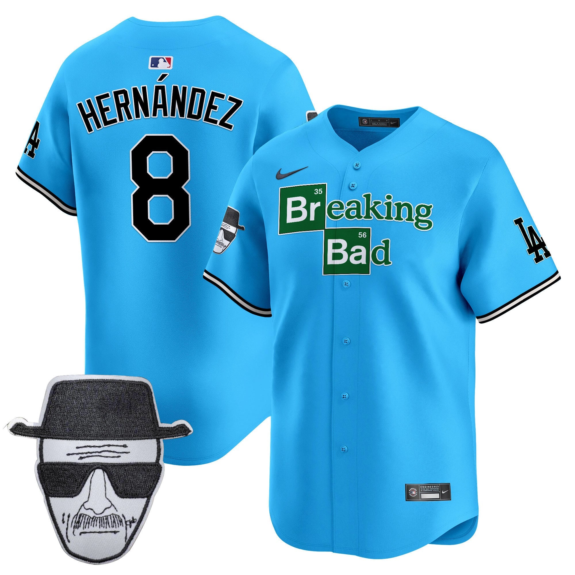 Men’s Breaking Bad Walter White Patch Vapor Premier Limited Jersey