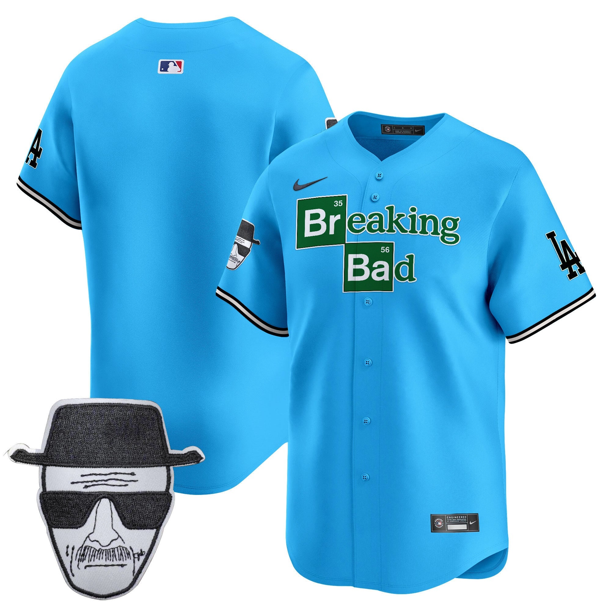 Men’s Breaking Bad Walter White Patch Vapor Premier Limited Jersey
