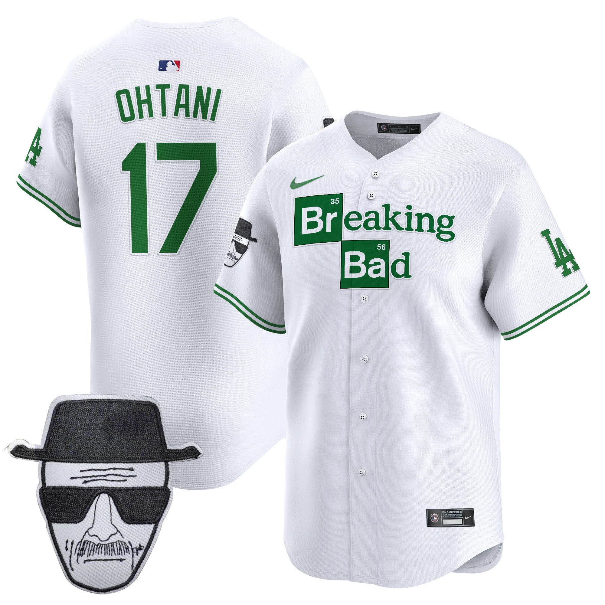 Men’s Breaking Bad Walter White Patch Vapor Premier Limited Jersey