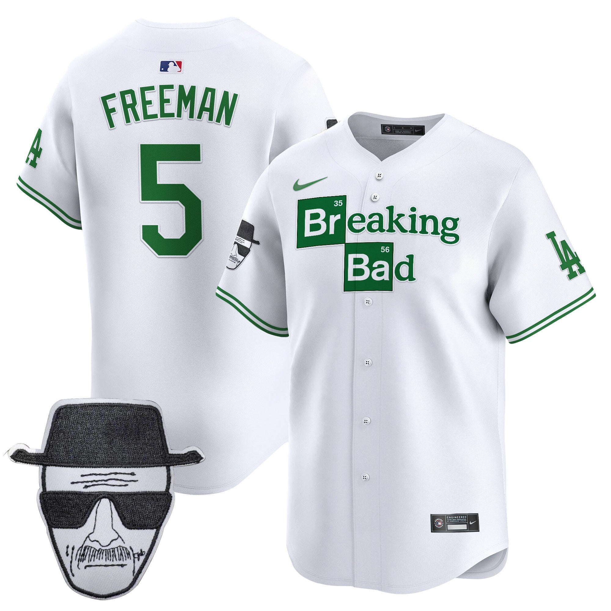 Men’s Breaking Bad Walter White Patch Vapor Premier Limited Jersey