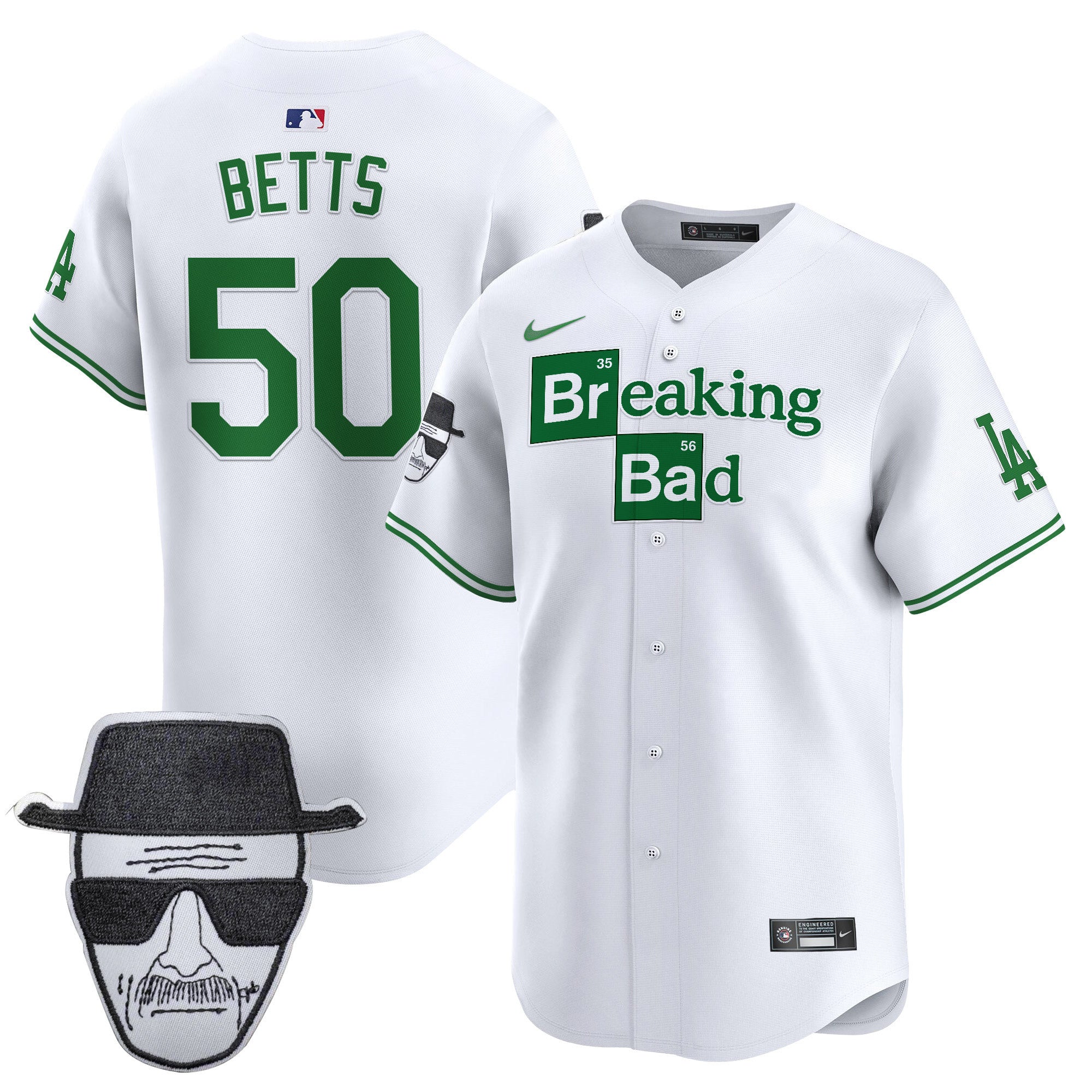 Men’s Breaking Bad Walter White Patch Vapor Premier Limited Jersey